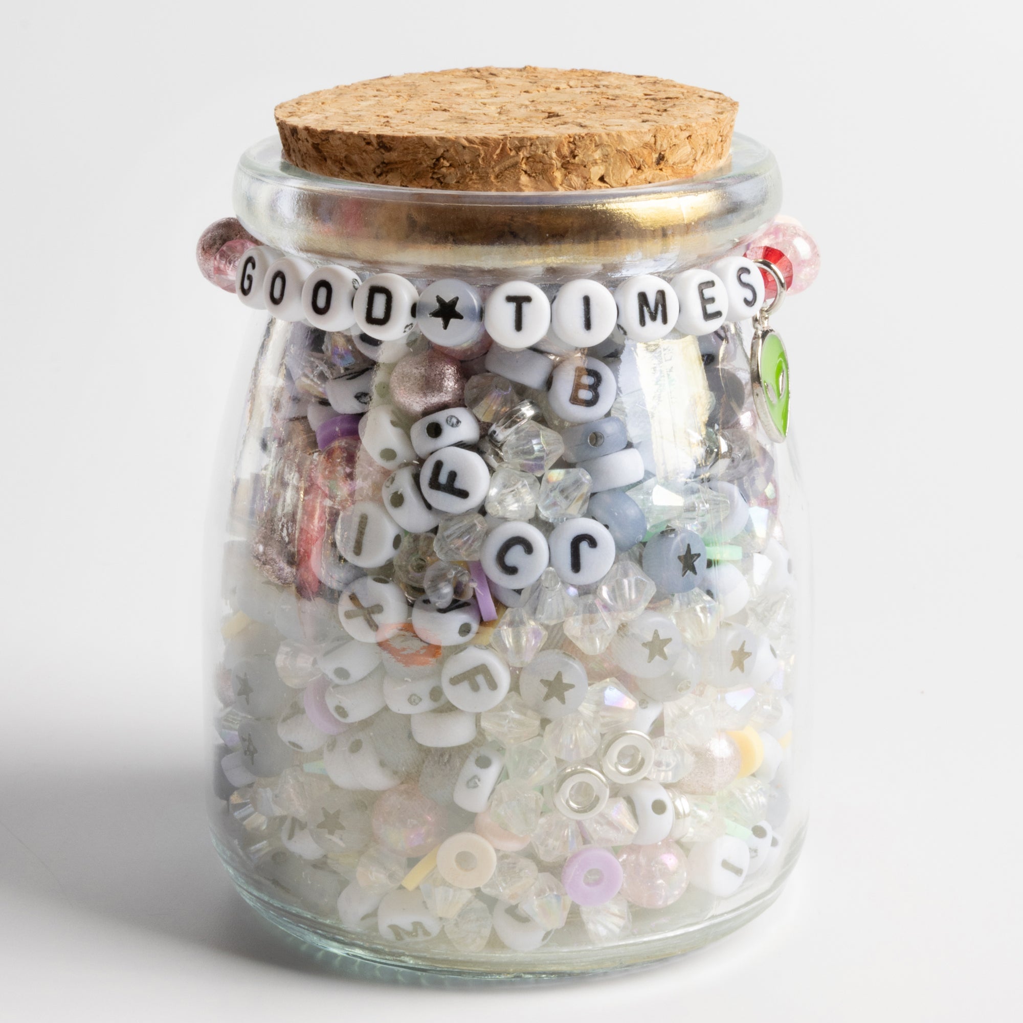 Good Times Bead Kit with Letter Beads Stars and Alien Charm