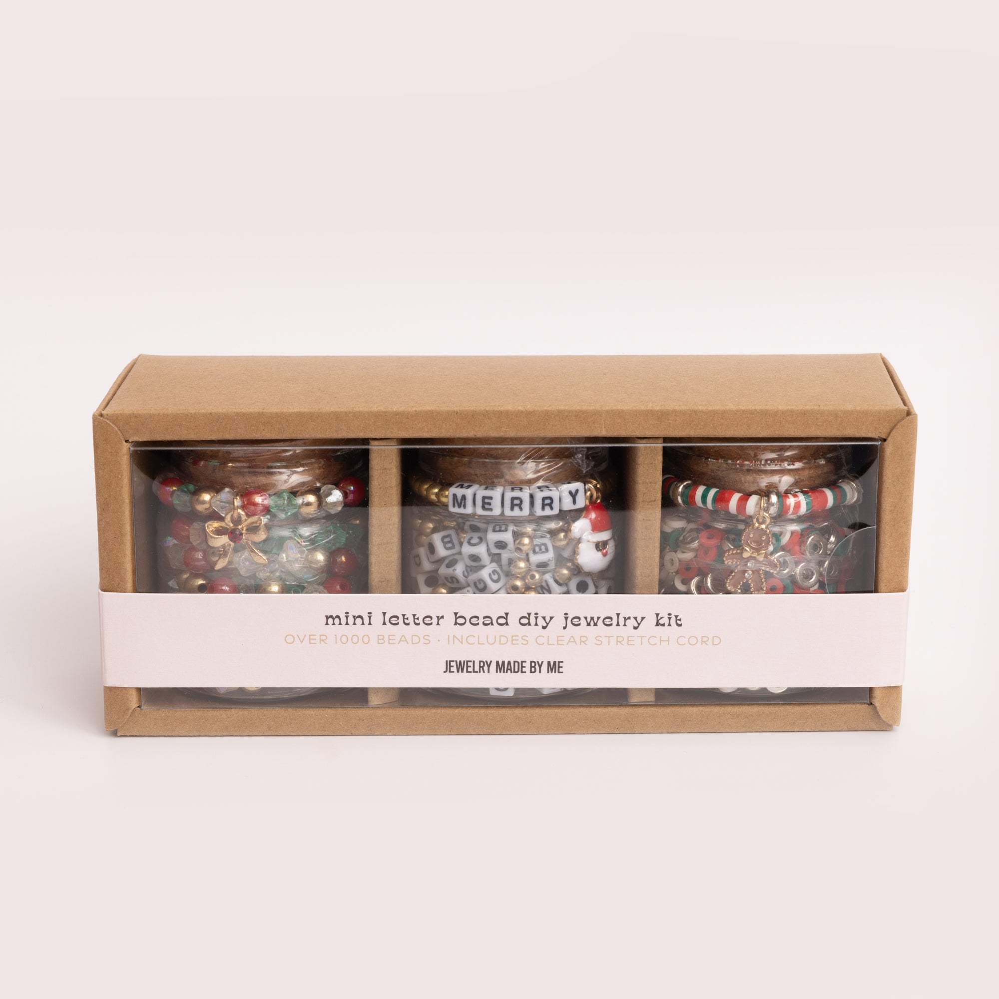 Mini Holiday Bead Jar Set