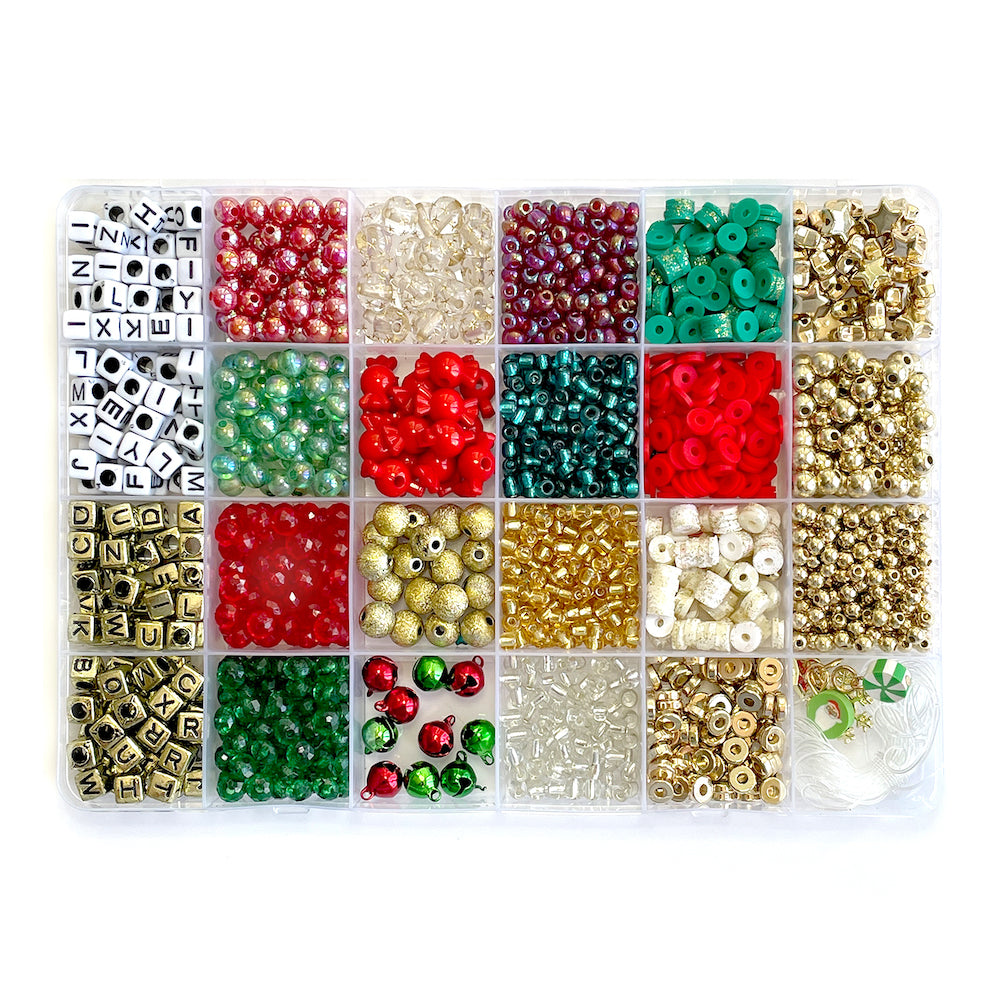 Big Christmas Bead Box