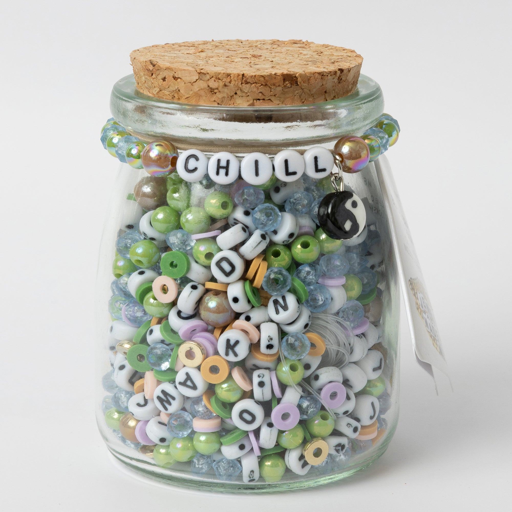 Chill Yin Yang DIY Letter Bead Jar