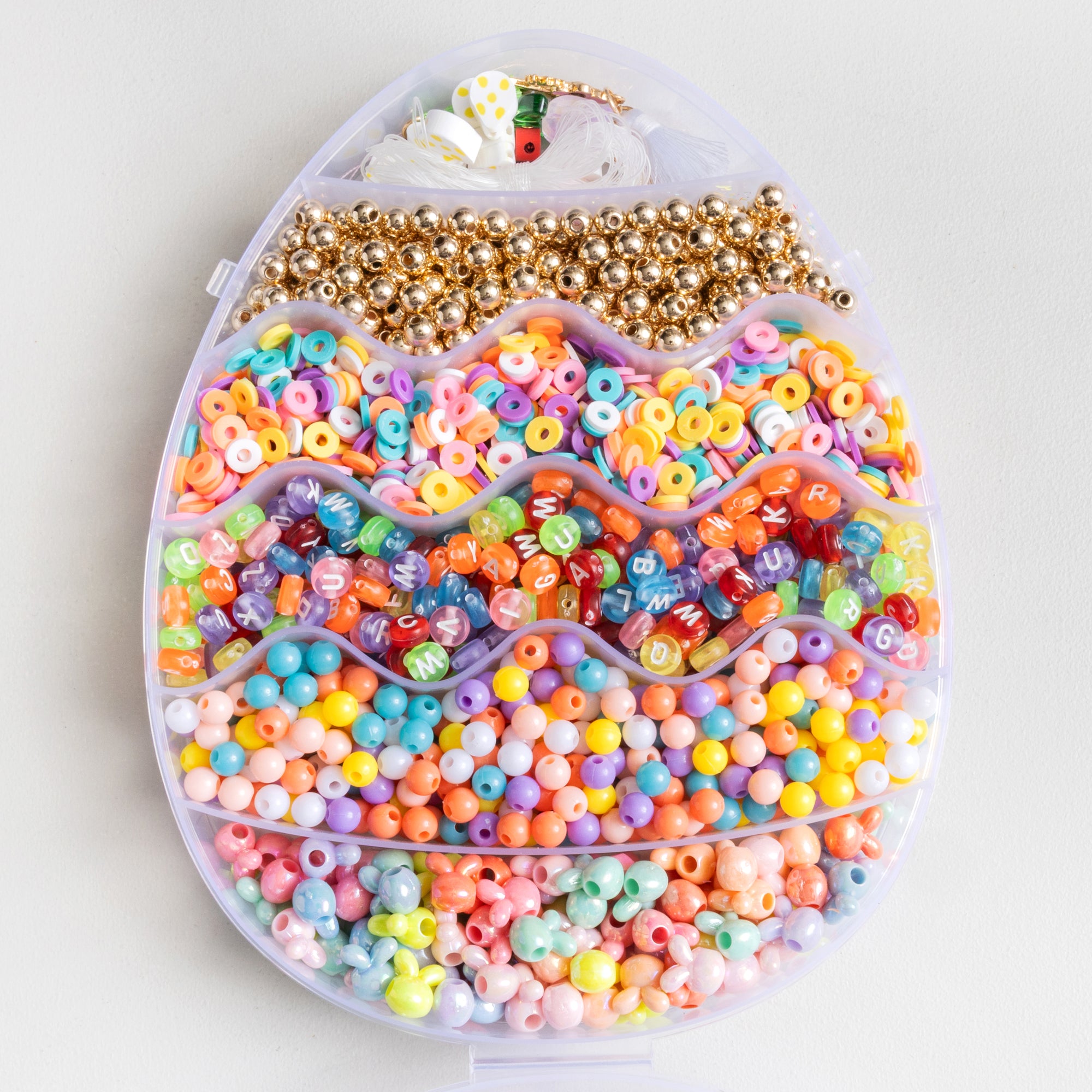 Easter Egg Spring Brights Multicolor Letter Bead Kit