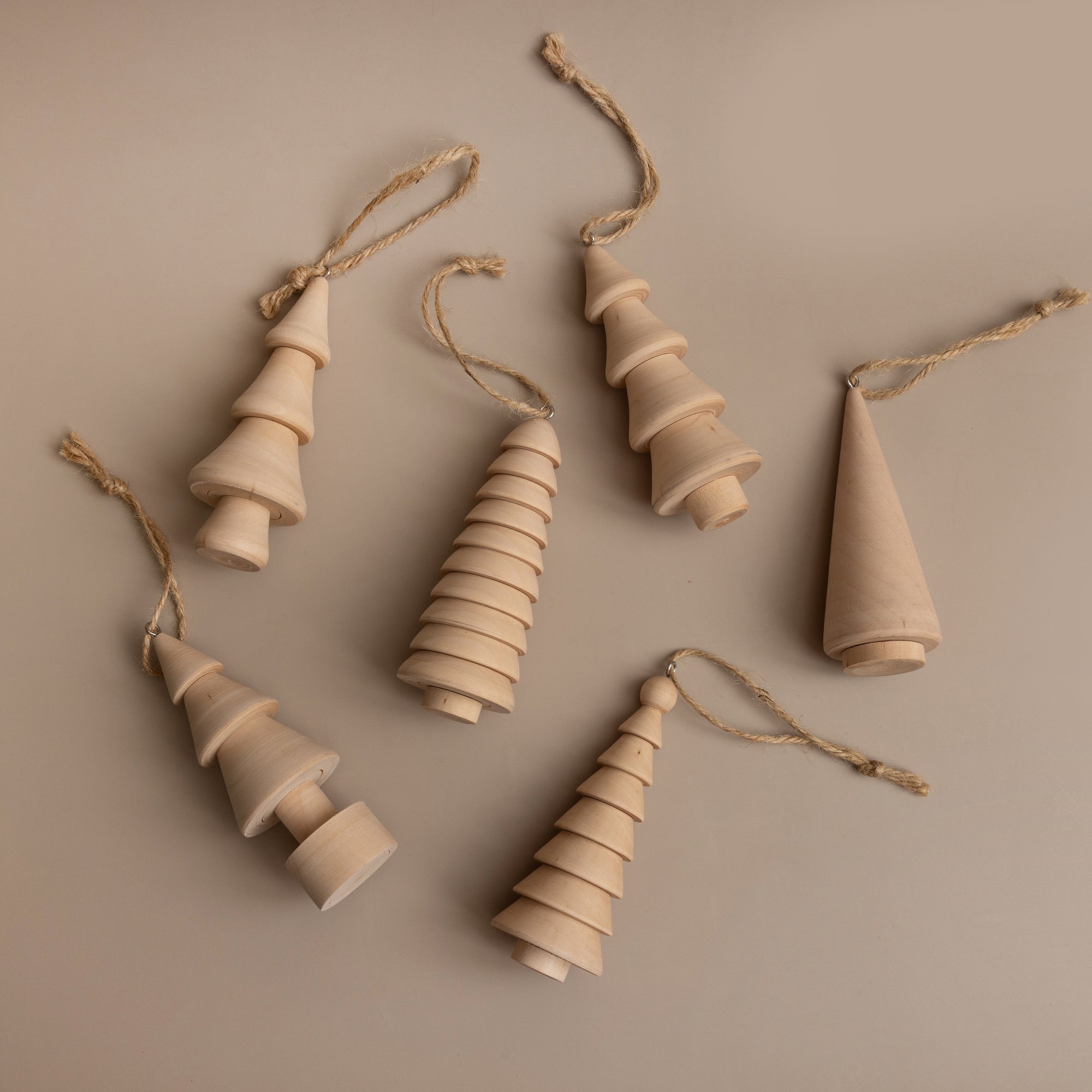 Wooden Tree Ornaments