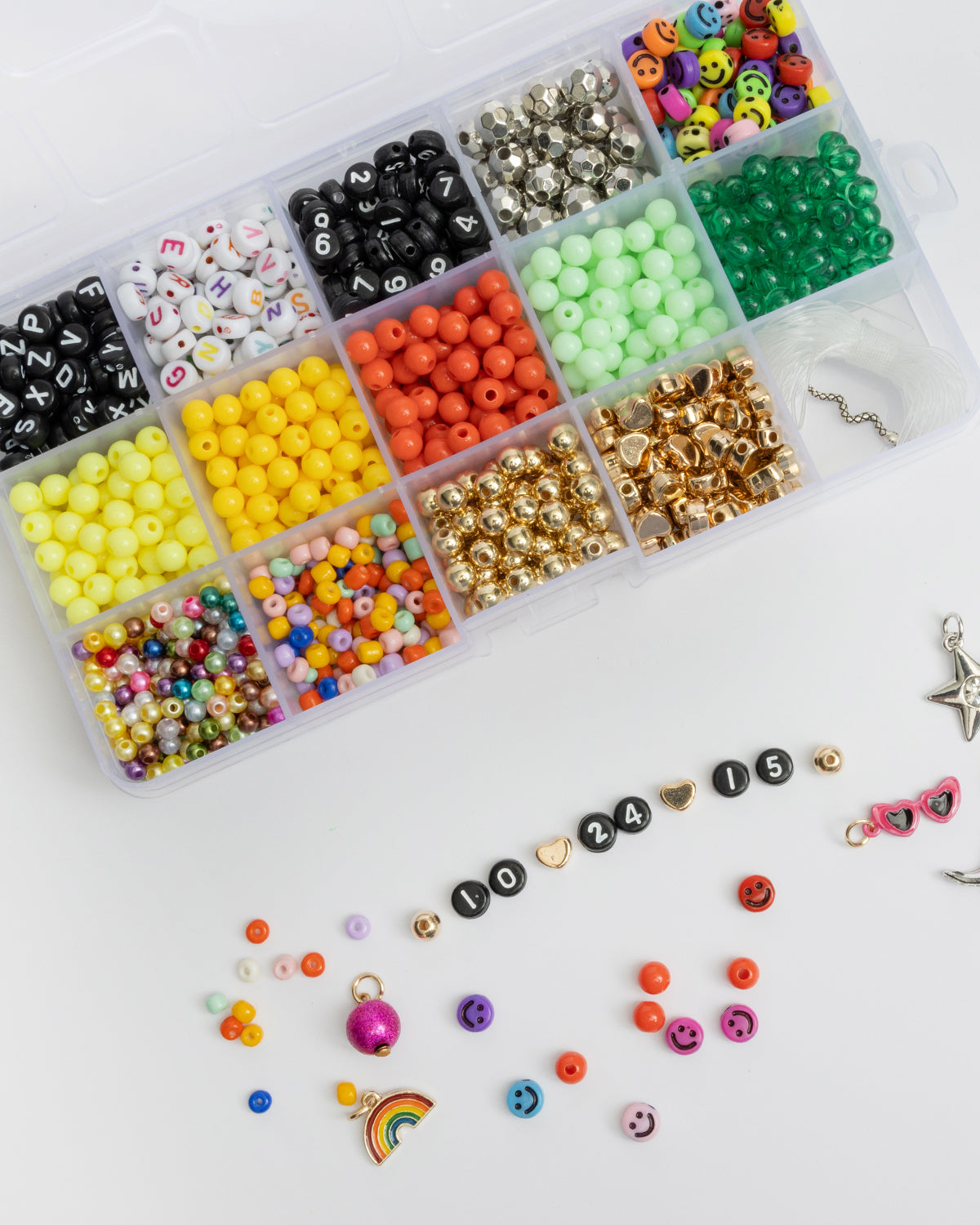 Glass Beads Amazon Charms For Jewelry Making 80Pcs Small Glass