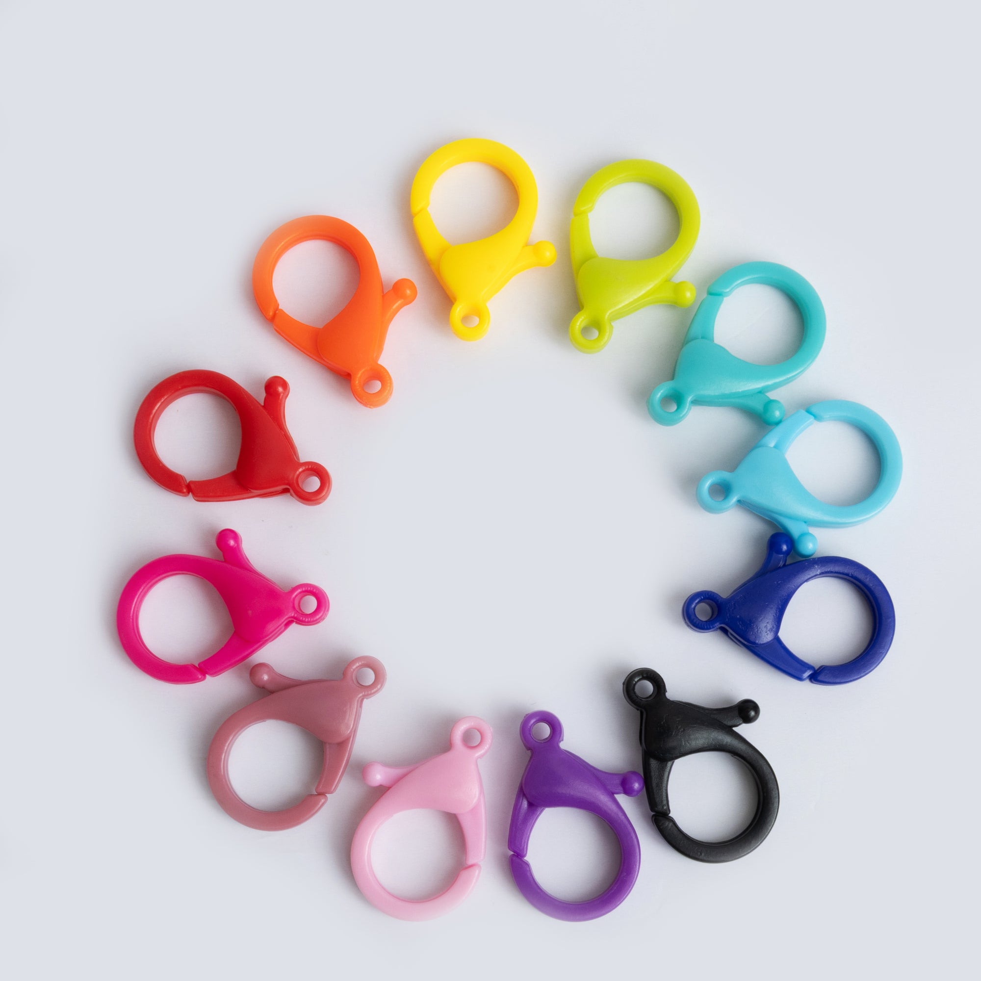 Plastic Lobster Clasps 12pk