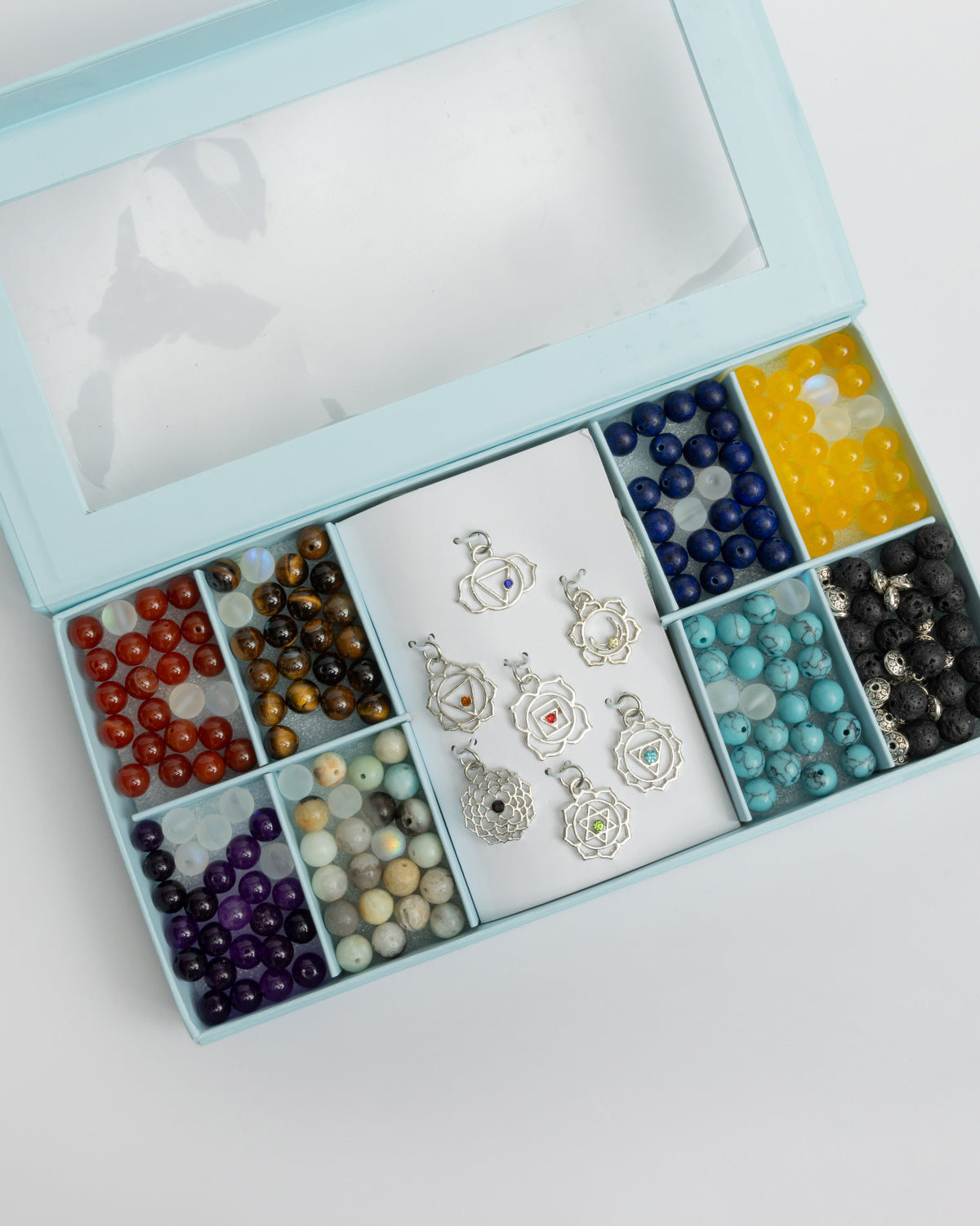 Chakra Charm DIY Bracelet Kit: Create Your Own Jewelry