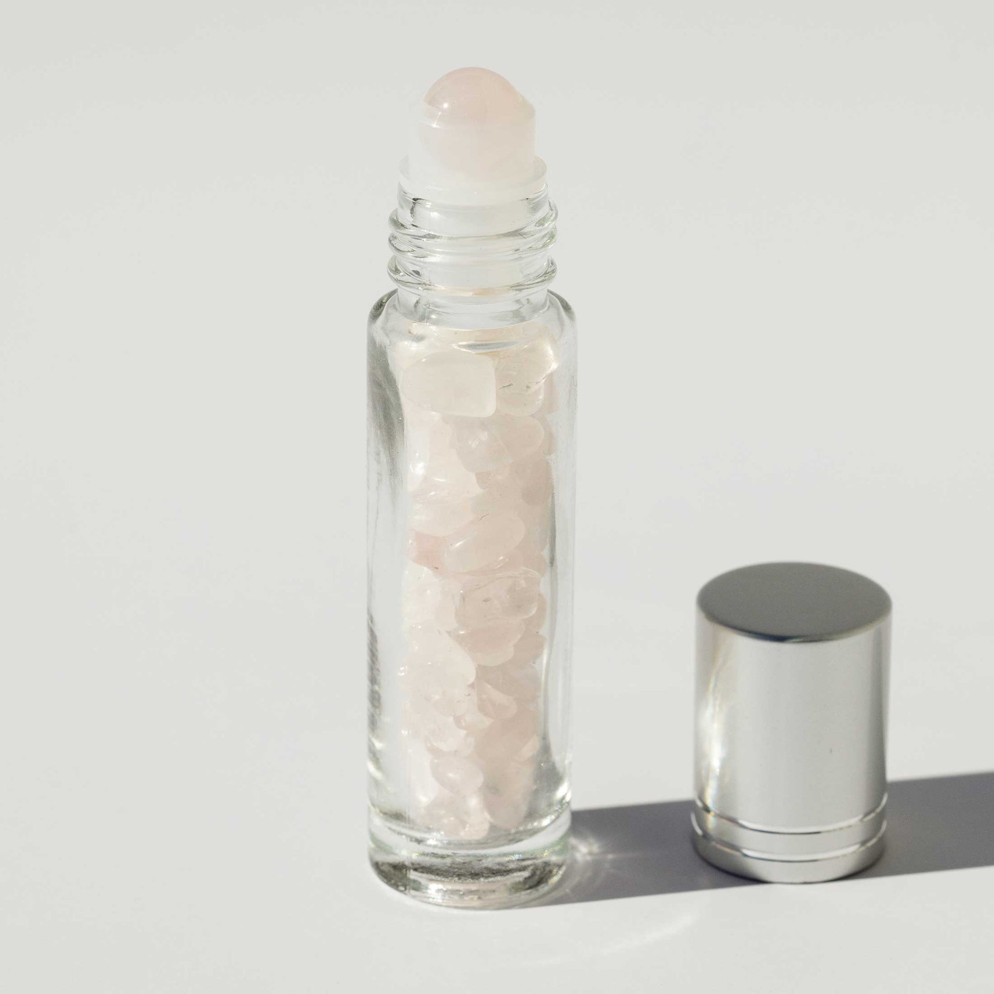Rose Quartz Crystal Roller Ball Vial