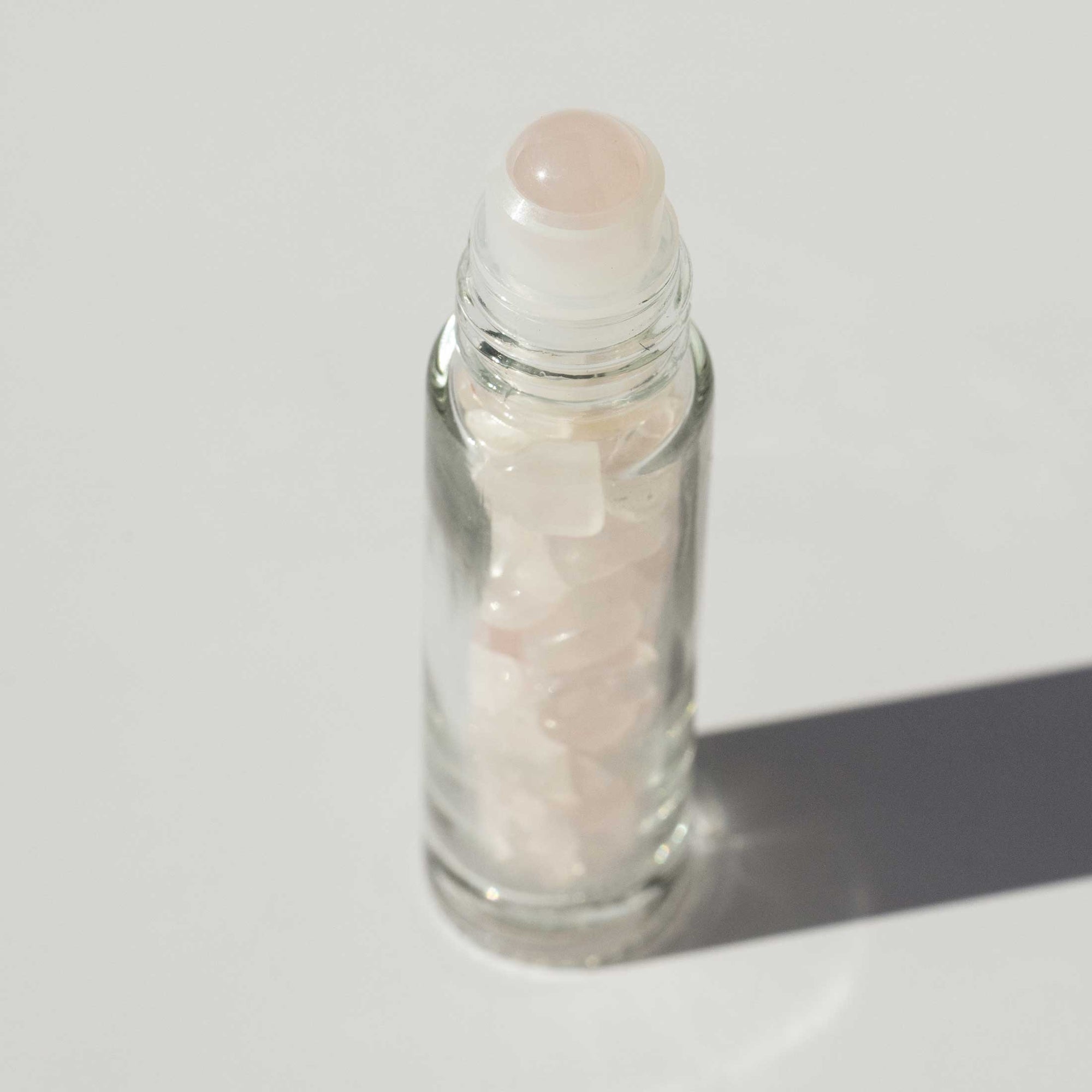 Rose Quartz Crystal Roller Ball Vial