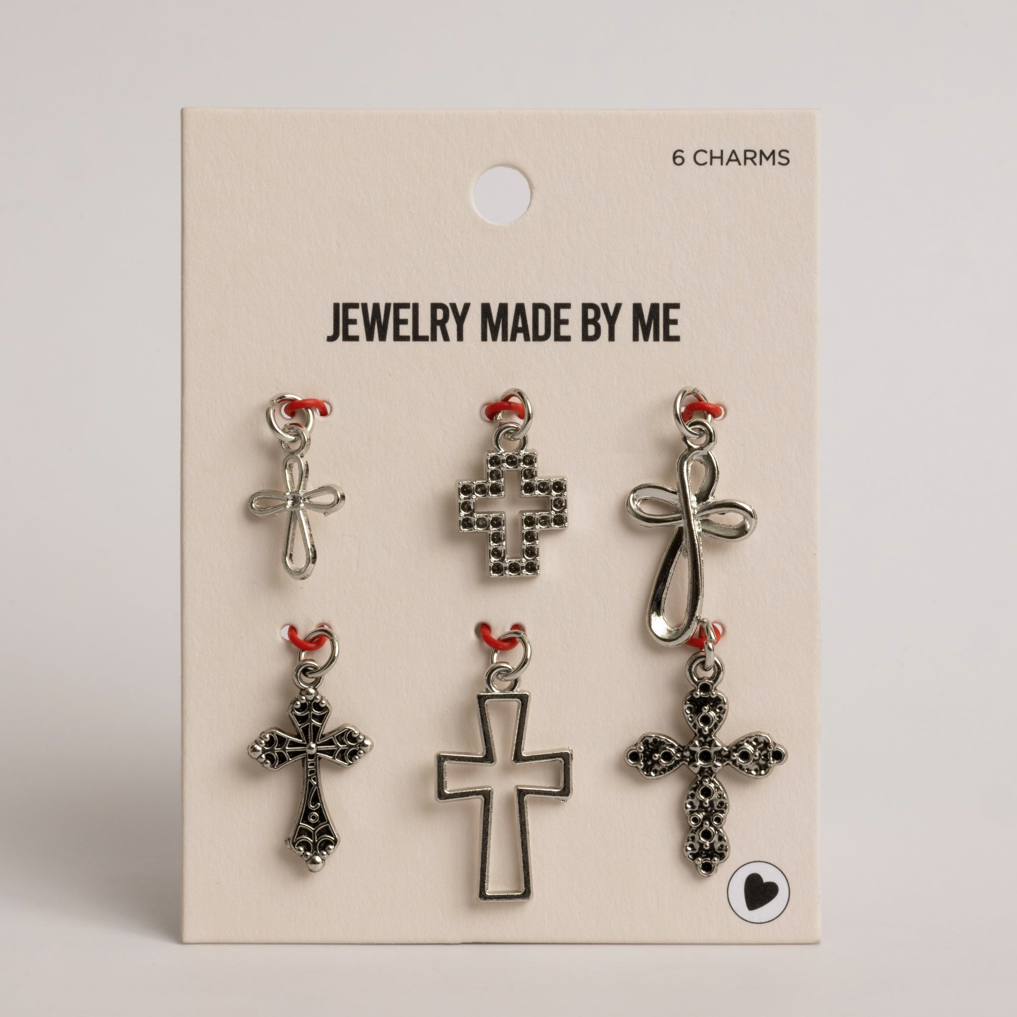 Faith Cross Charms Set of 6