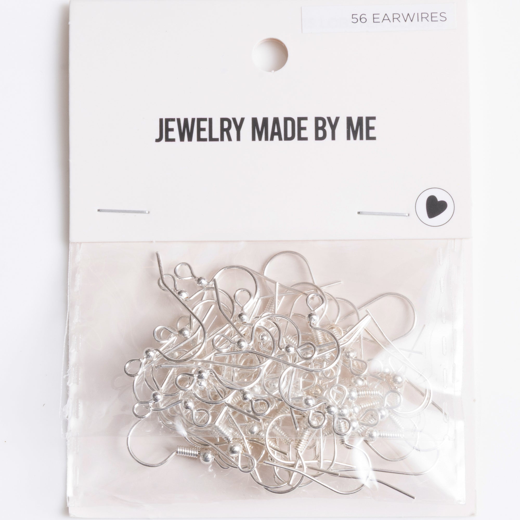 Silver French Ear Wire Earring Hooks 56pc Assortment