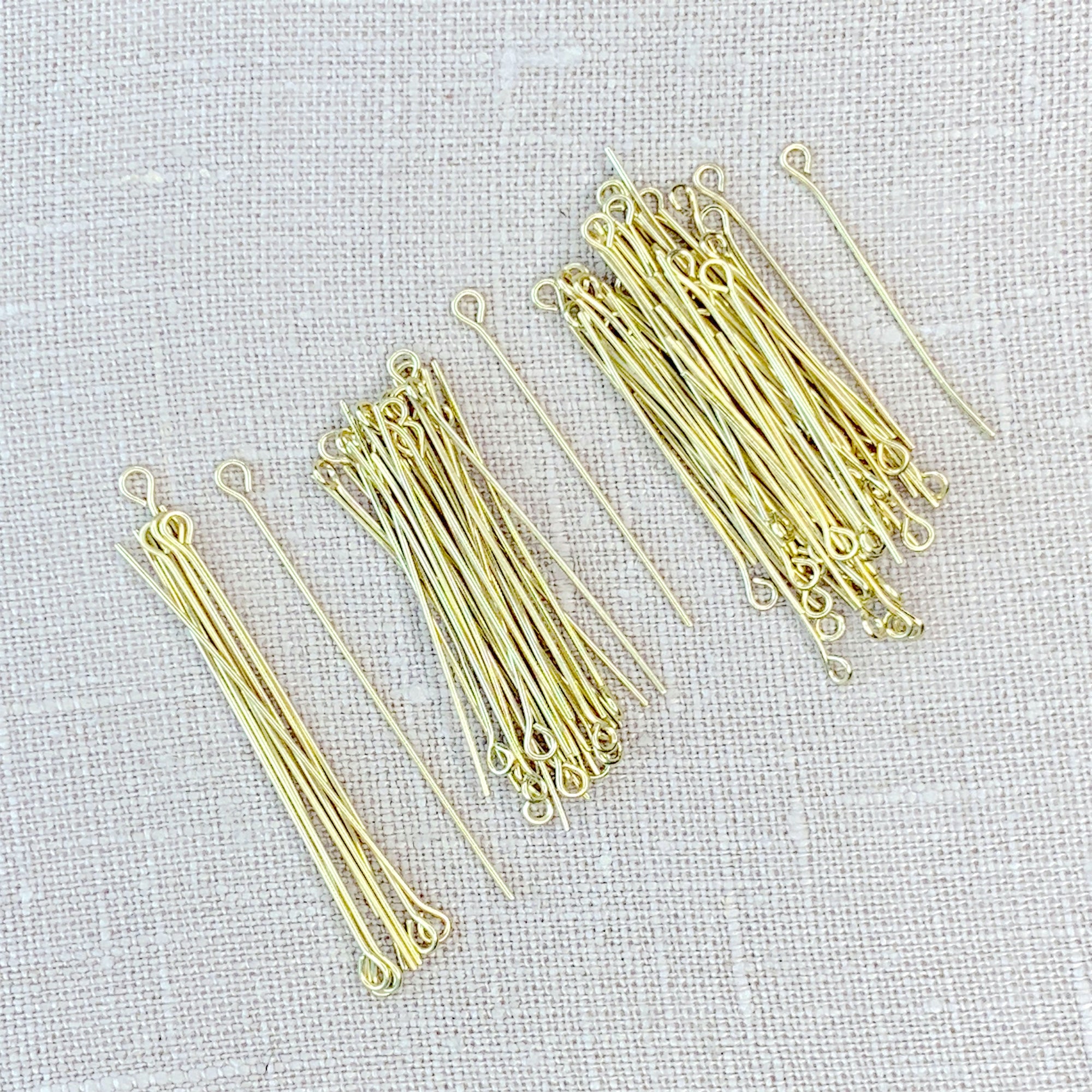 Silver Eye Pins 100pc Assortment
