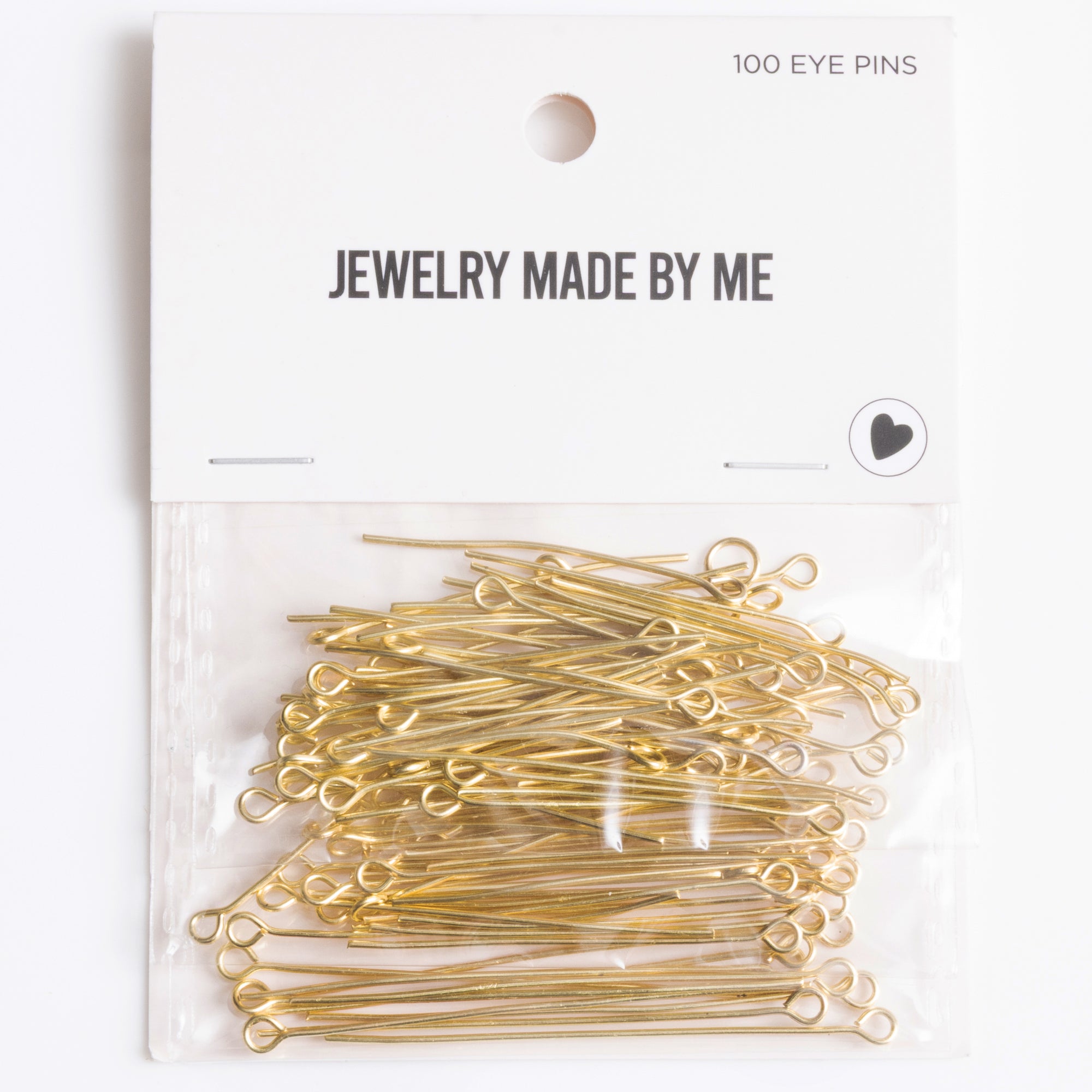 Gold Eye Pins 100pc Assortment