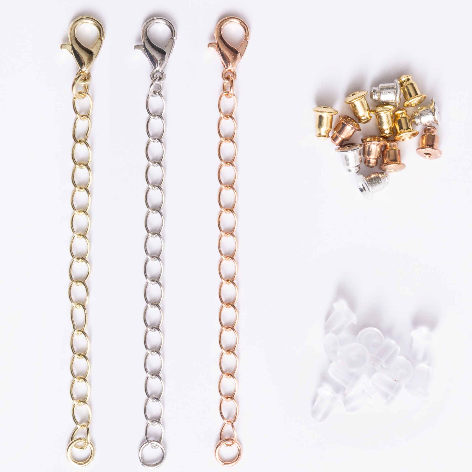 Multi-pack Earring Backs and Chain Extenders