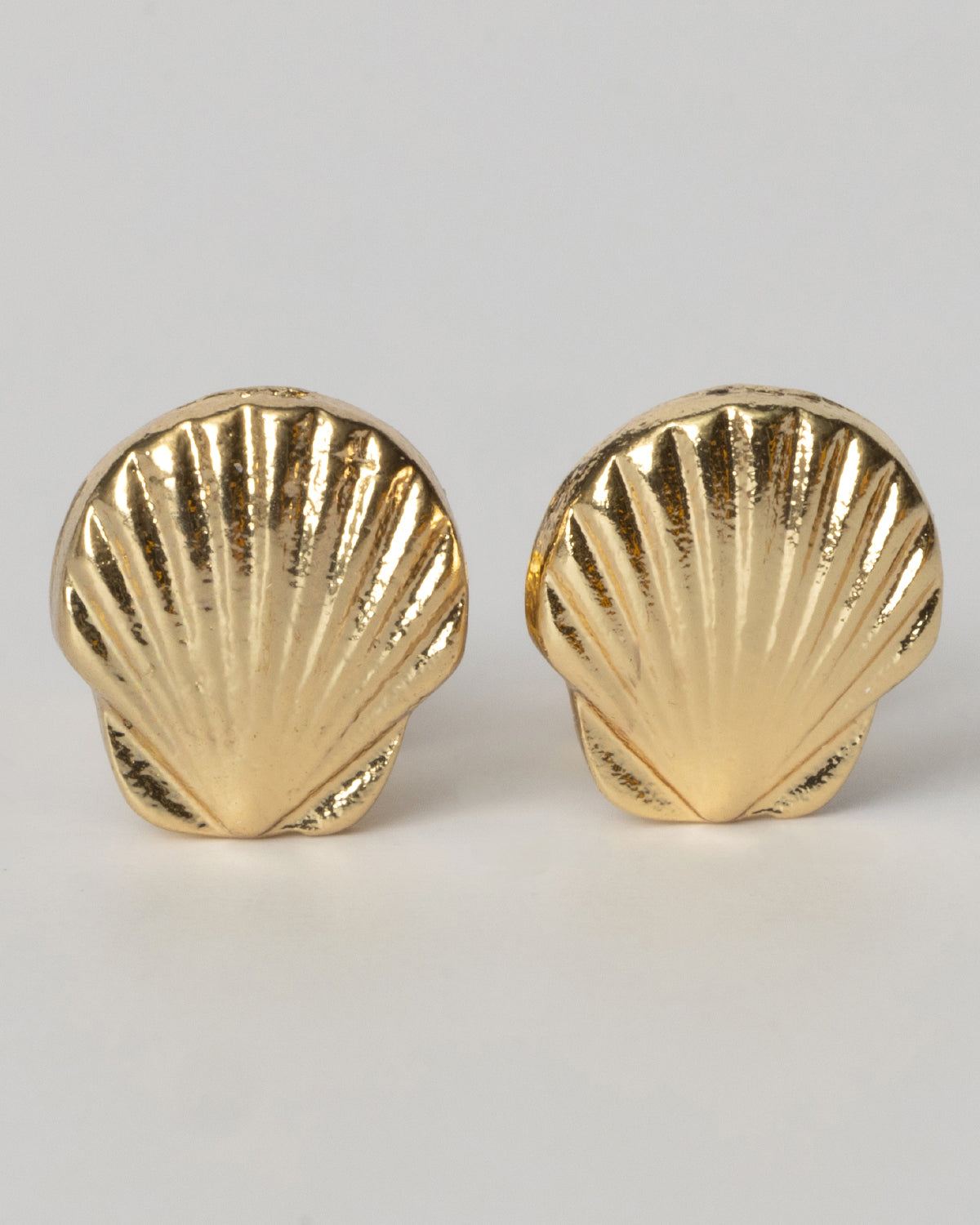 Gold Shells and Dolphin Beachy Stud Set Coastal Cowgirl