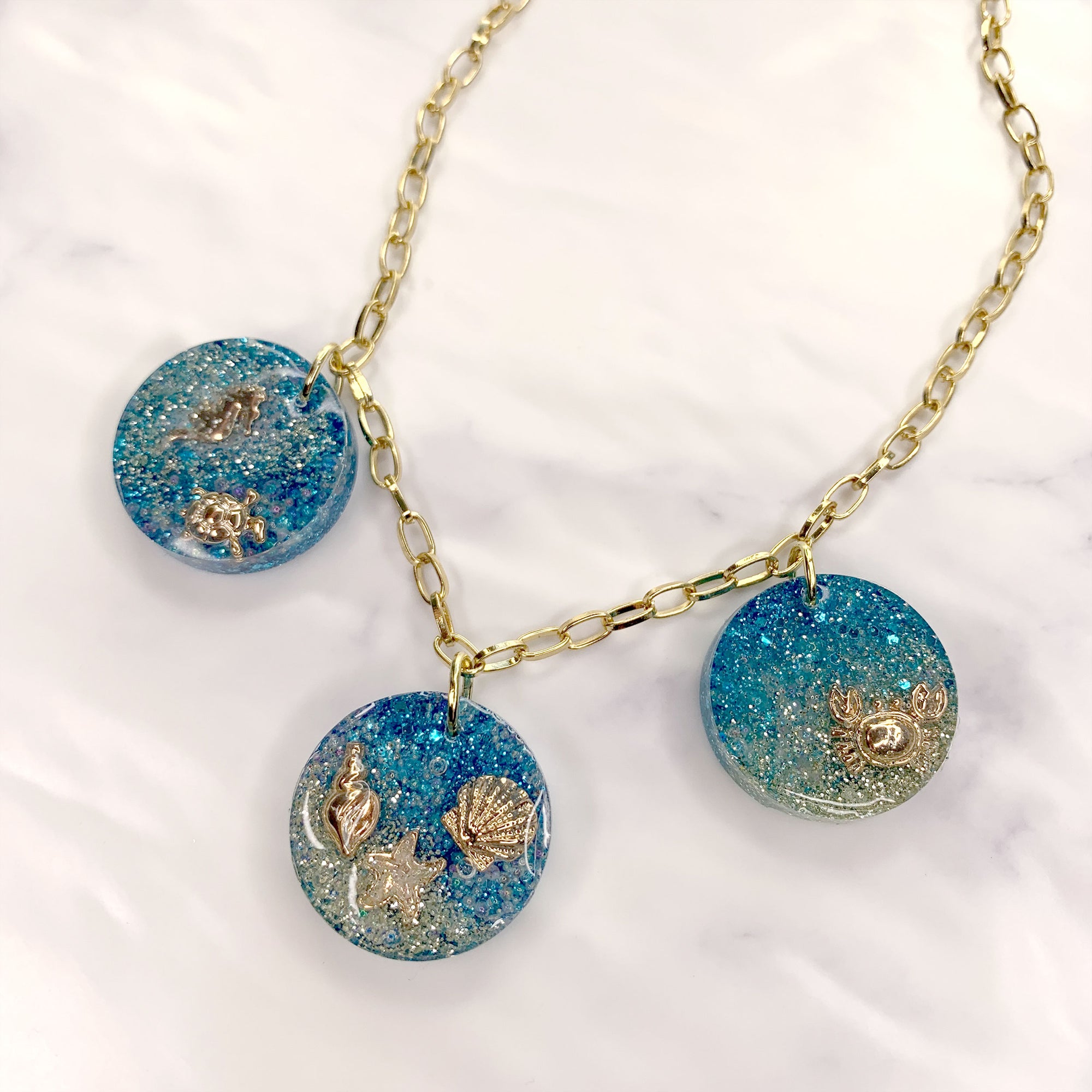 Seaside Pendants UV Resin DIY Kit