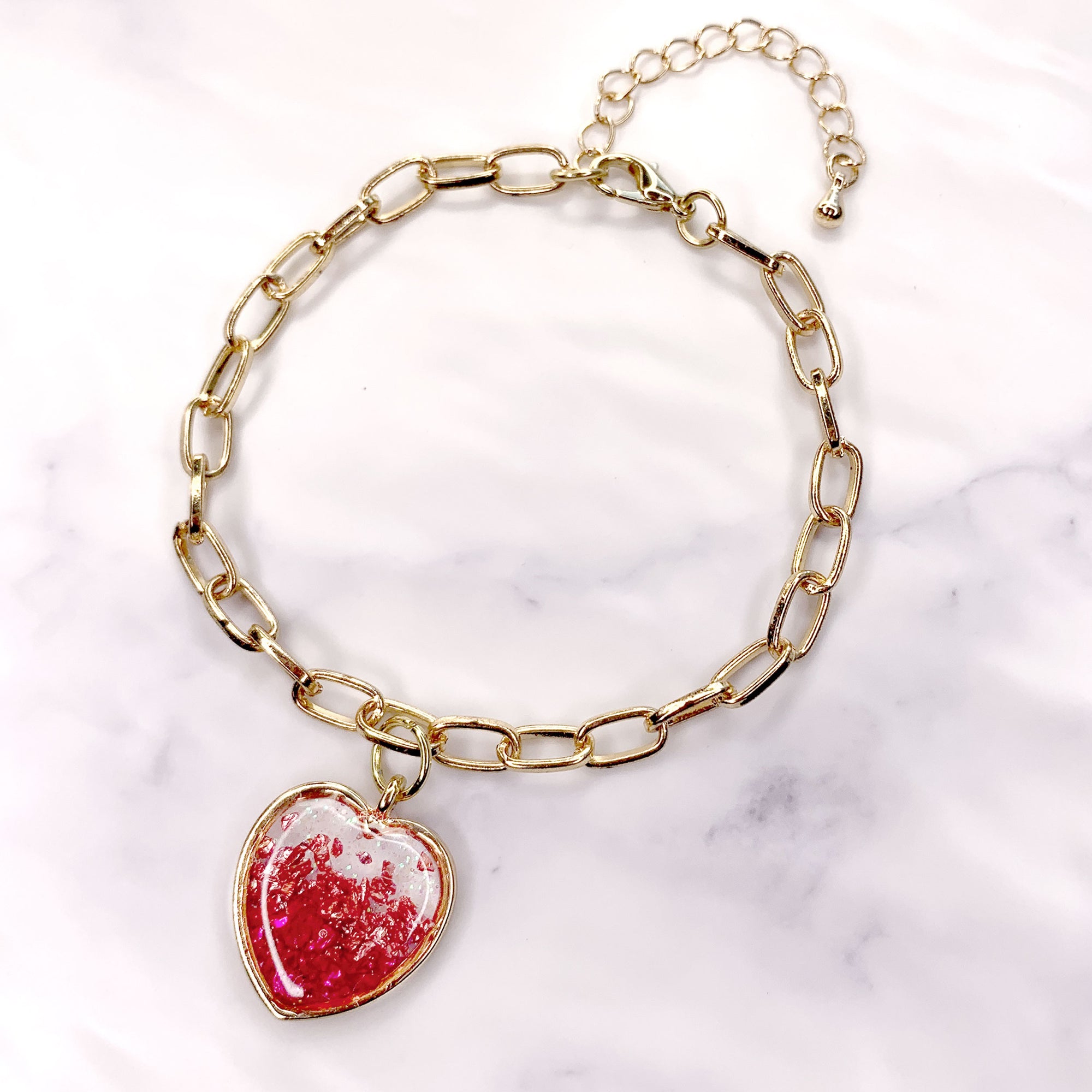 Ombre Heart Bracelet UV Resin DIY Kit