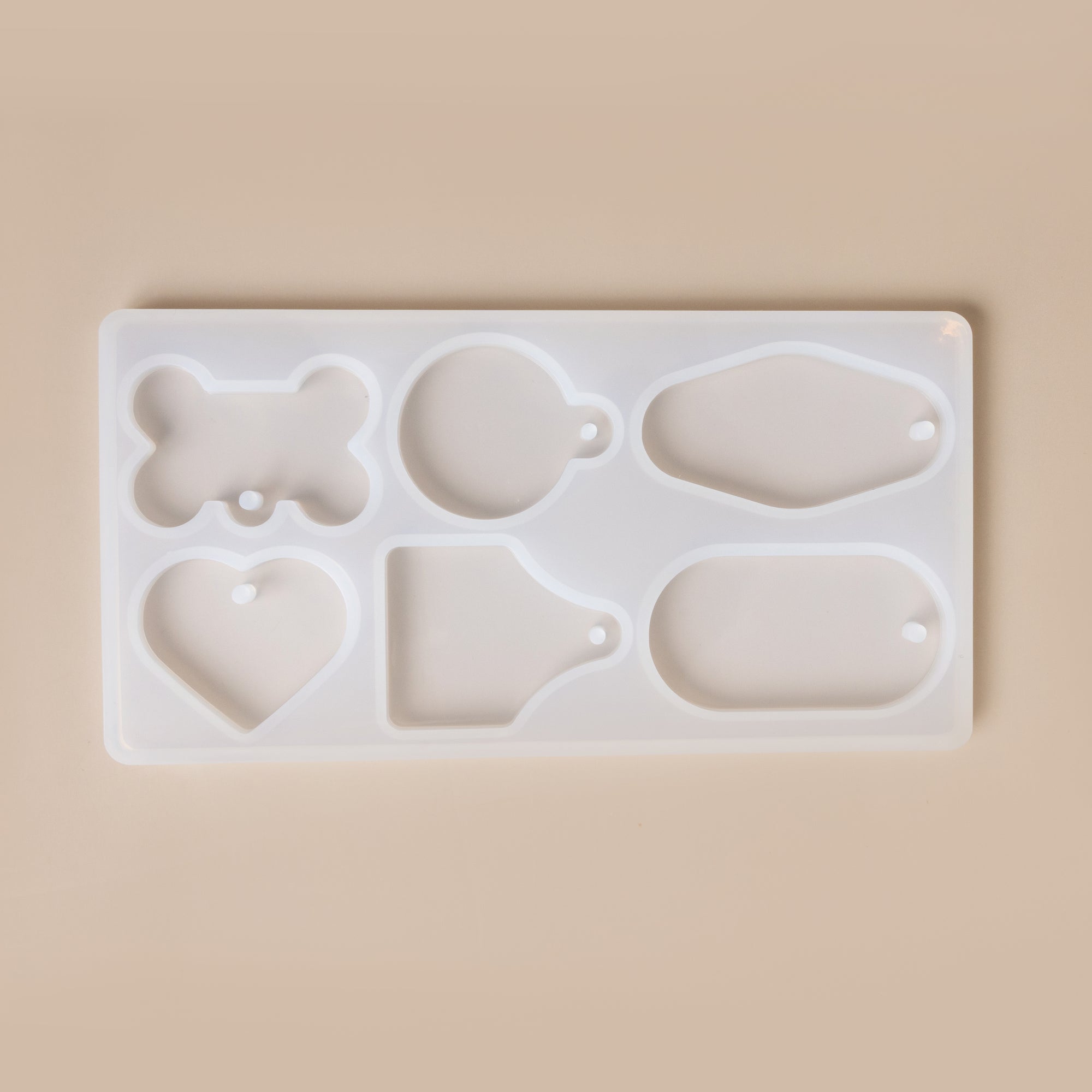 Resin Craft Silicone Tags Mold Pet Collar and Keychain