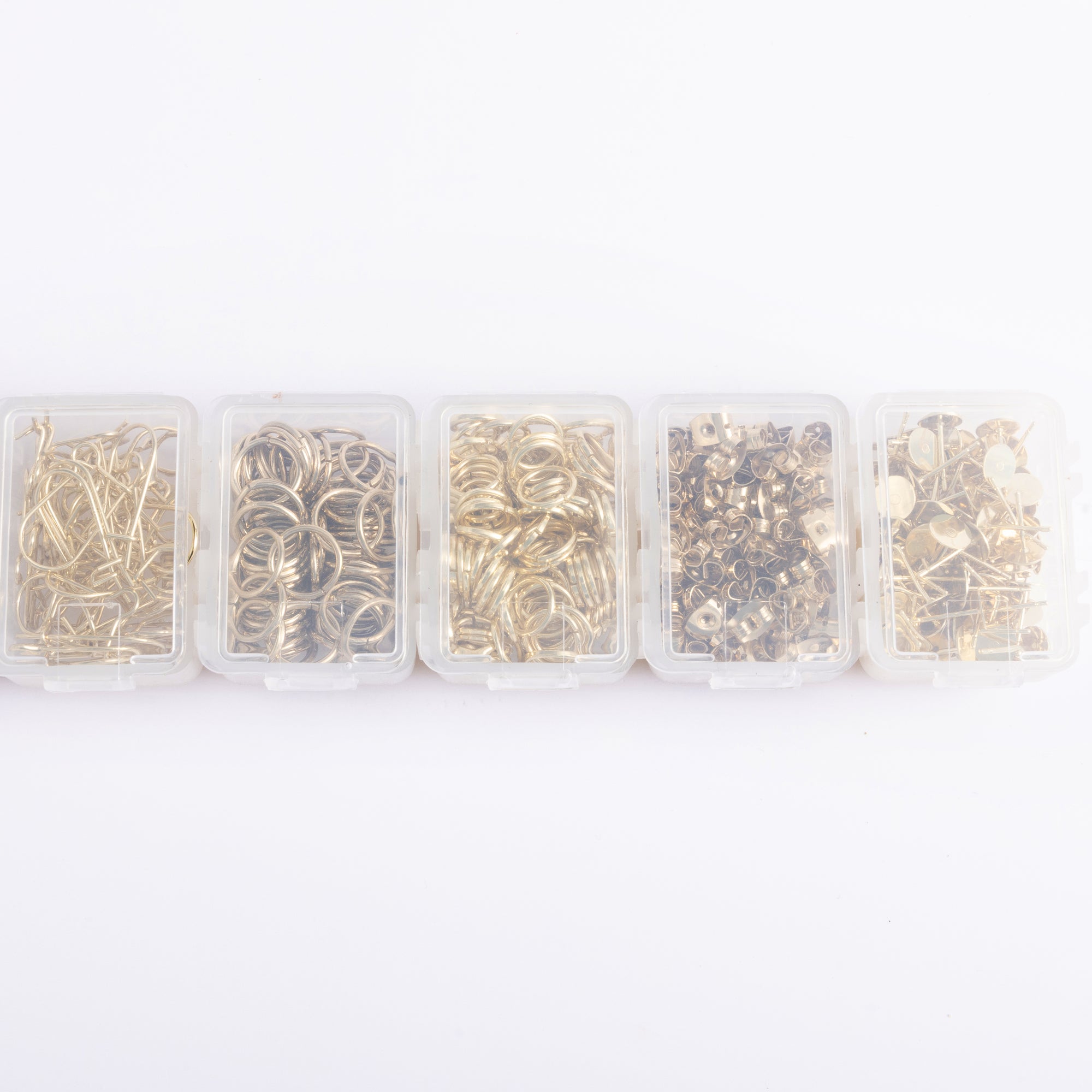 Gold Essential Earring Findings Kit, 575pcs