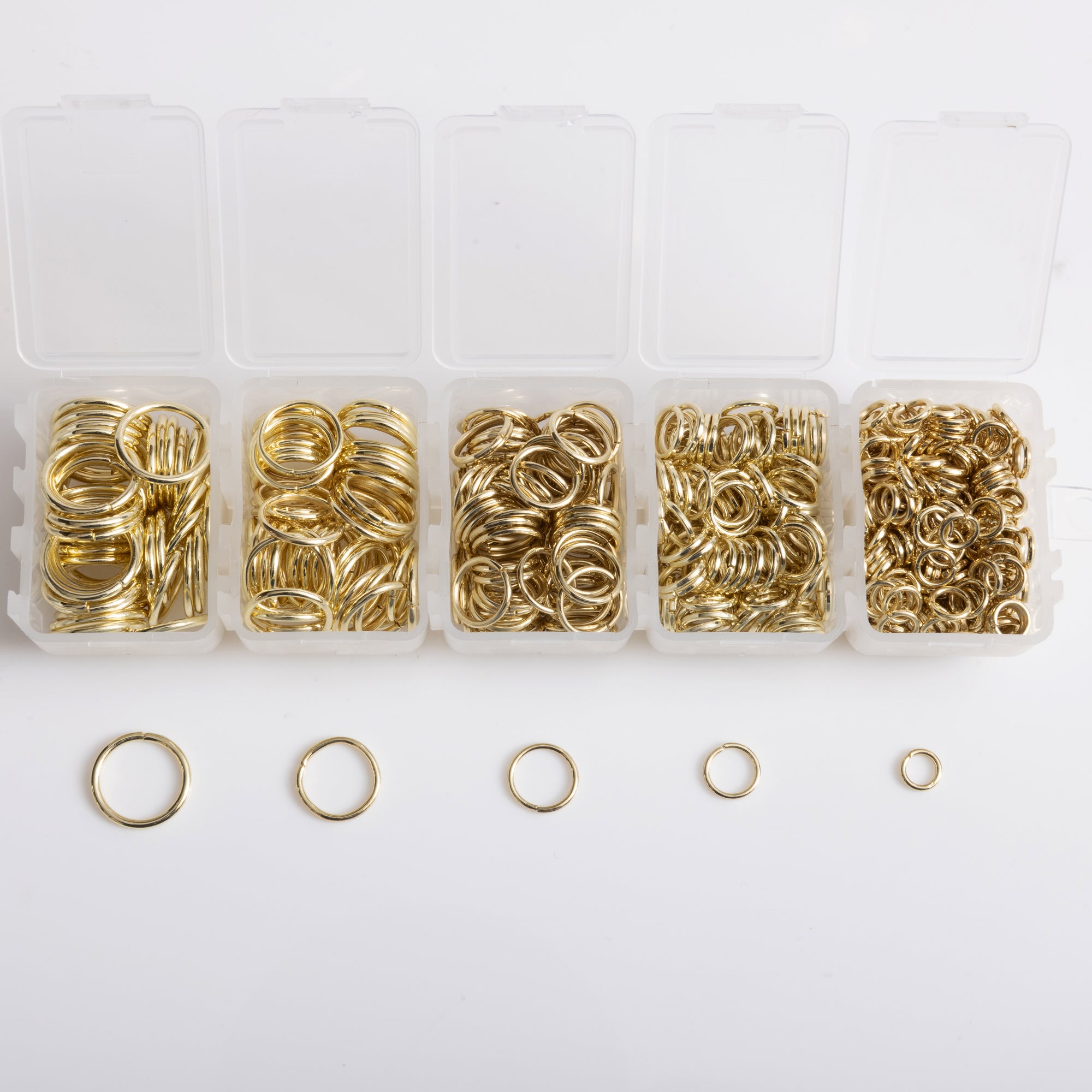 Gold Essential Jump Rings, 700pcs