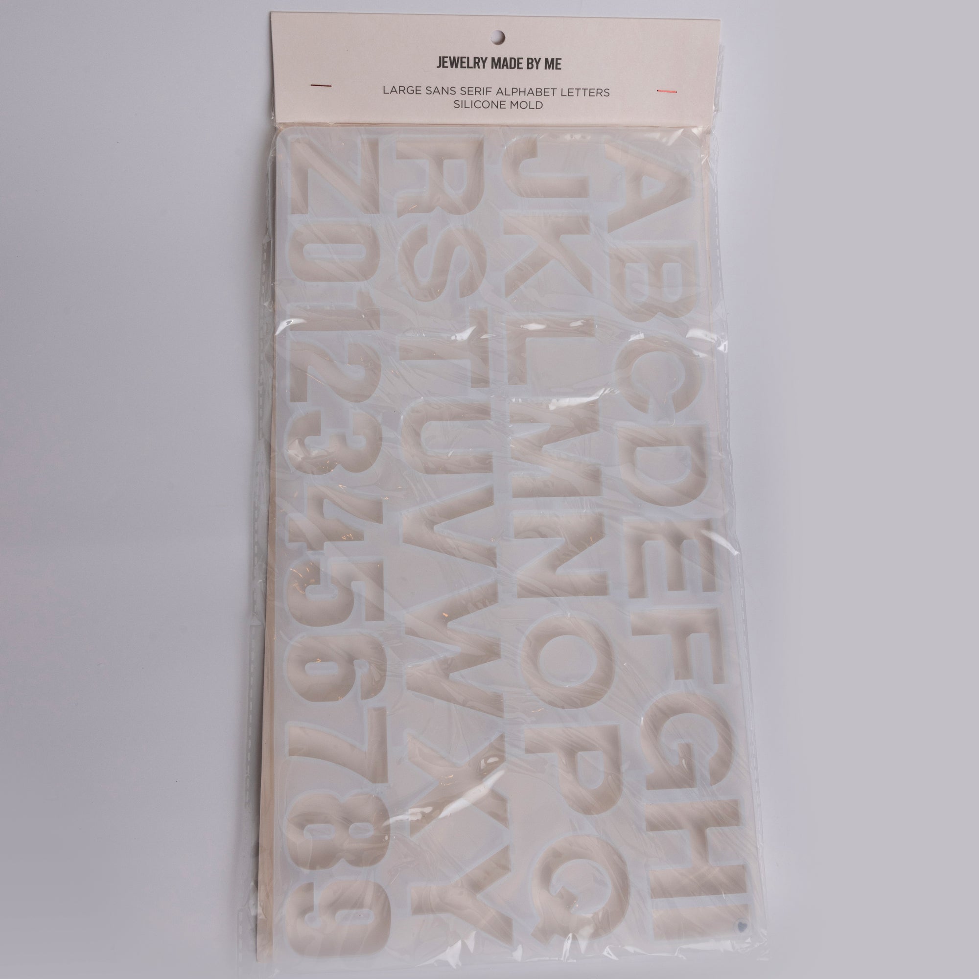 Large Alphabet Silicone Mold