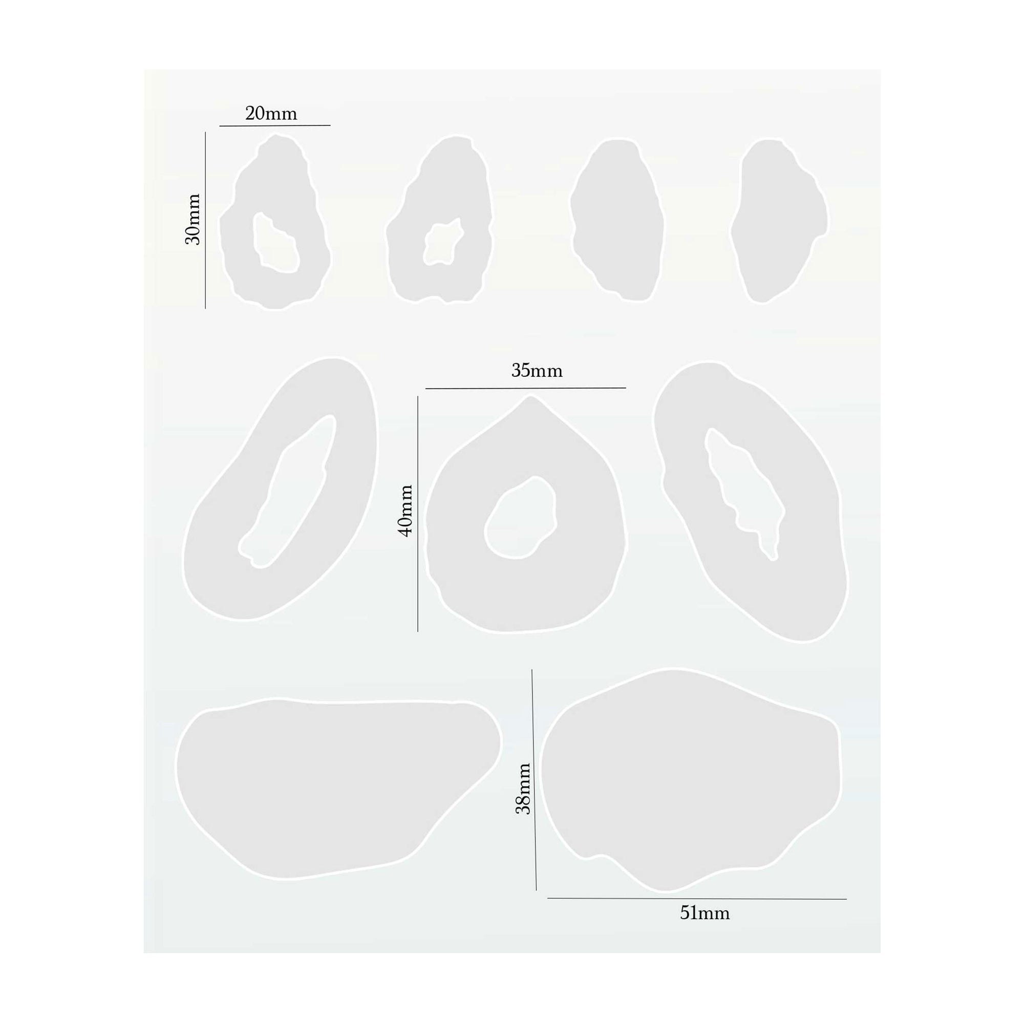 Geode Agate Slices Silicone Mold
