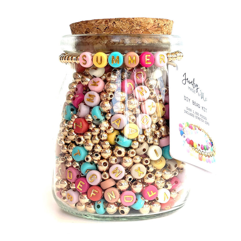 Spring HAPPY Jar DIY Bead Kit – Jewelry Made by Me