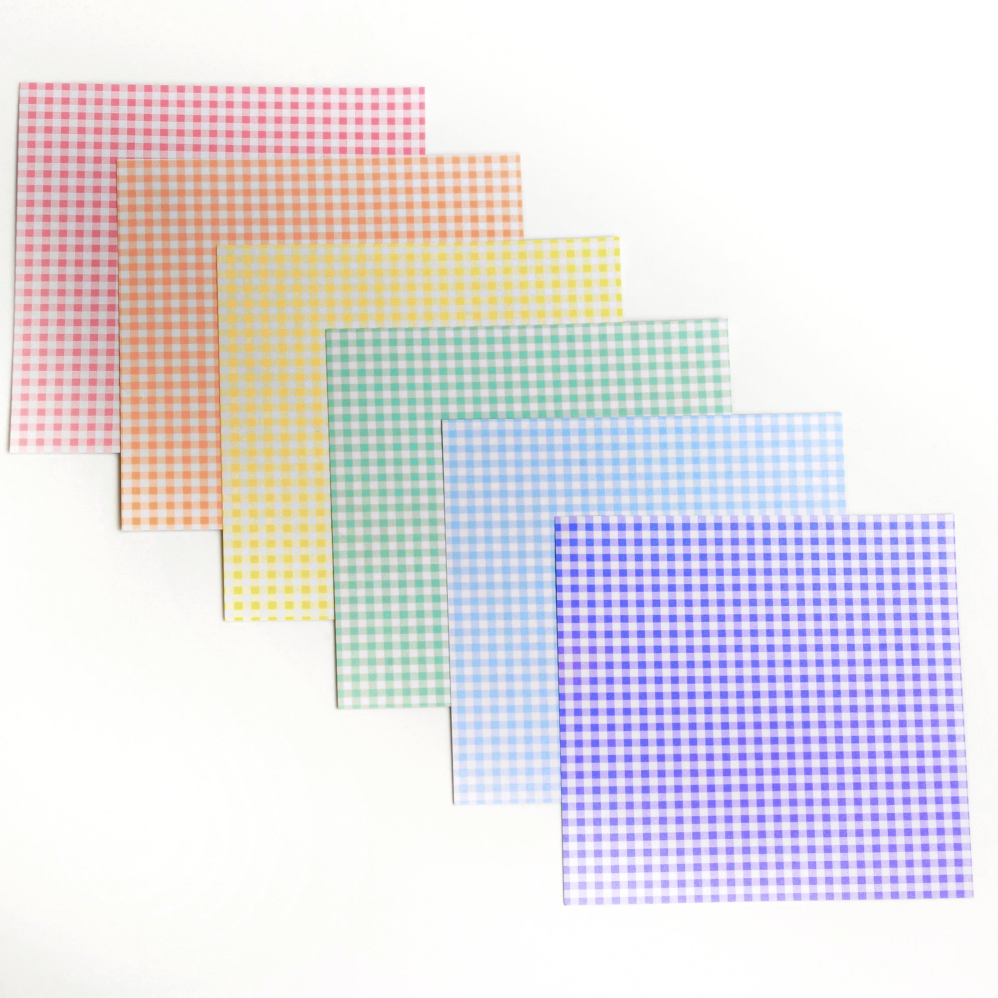 Pastel Gingham 6x6 Paper Pack Everett Rd. by Cathe Holden