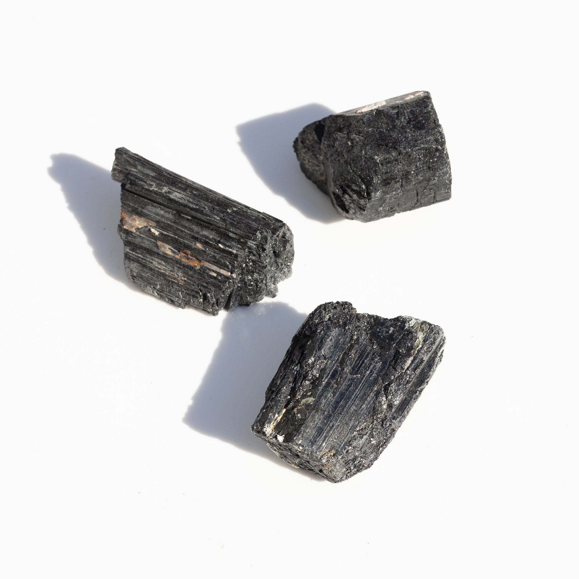 Black Tourmaline Rough Stone Crystal