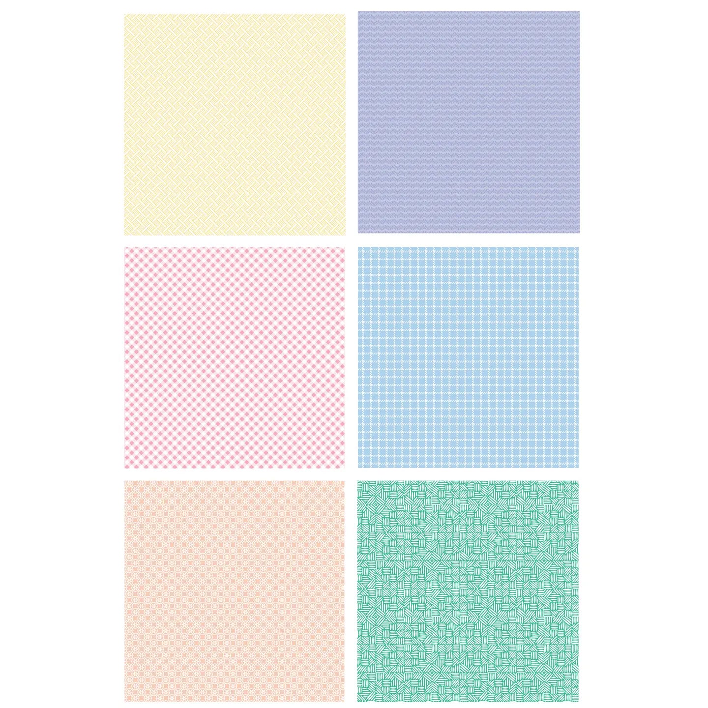 Pastel Prints 6x6 Paper Pack Everett Rd. by Cathe Holden