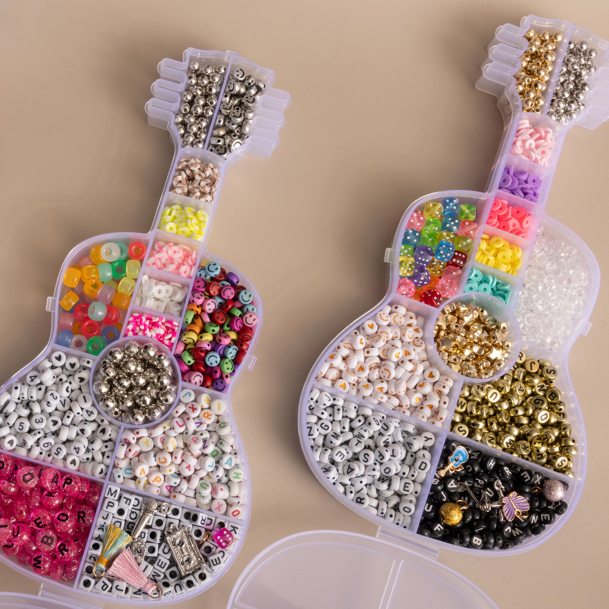 Superstar Guitar Bead Box DIY Word Jewelry Kit