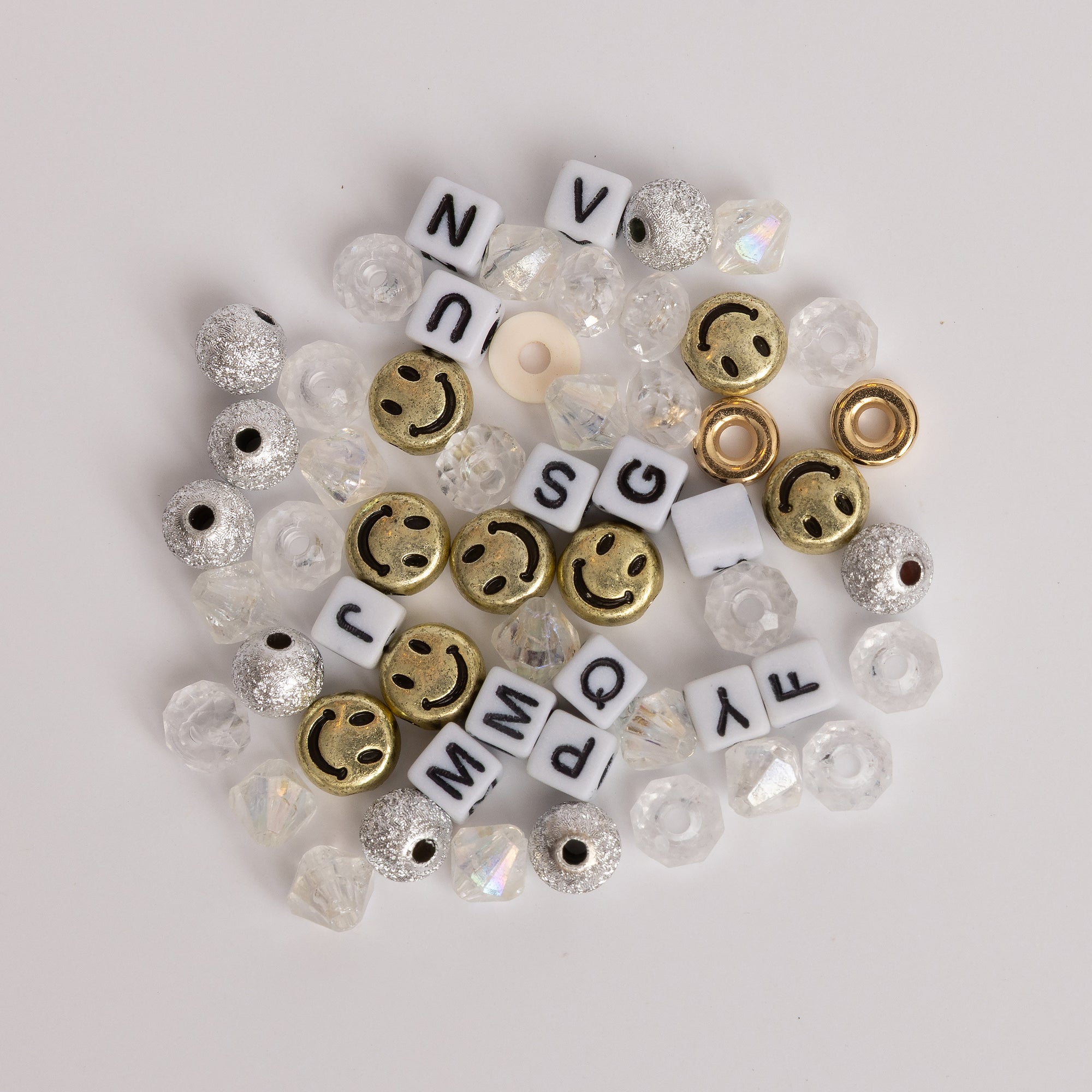 Blessed DIY Letter Bead Jar With Angel Wing Charm