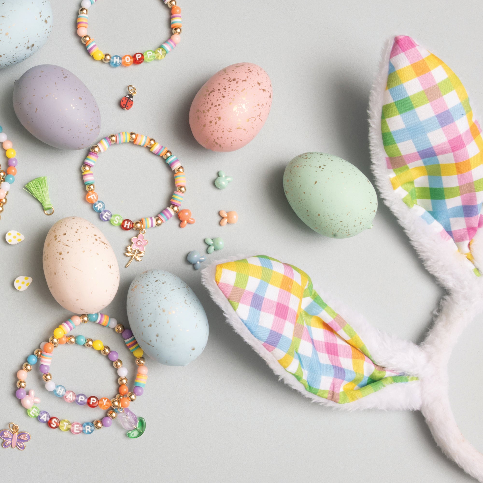 Easter Egg Spring Brights Multicolor Letter Bead Kit