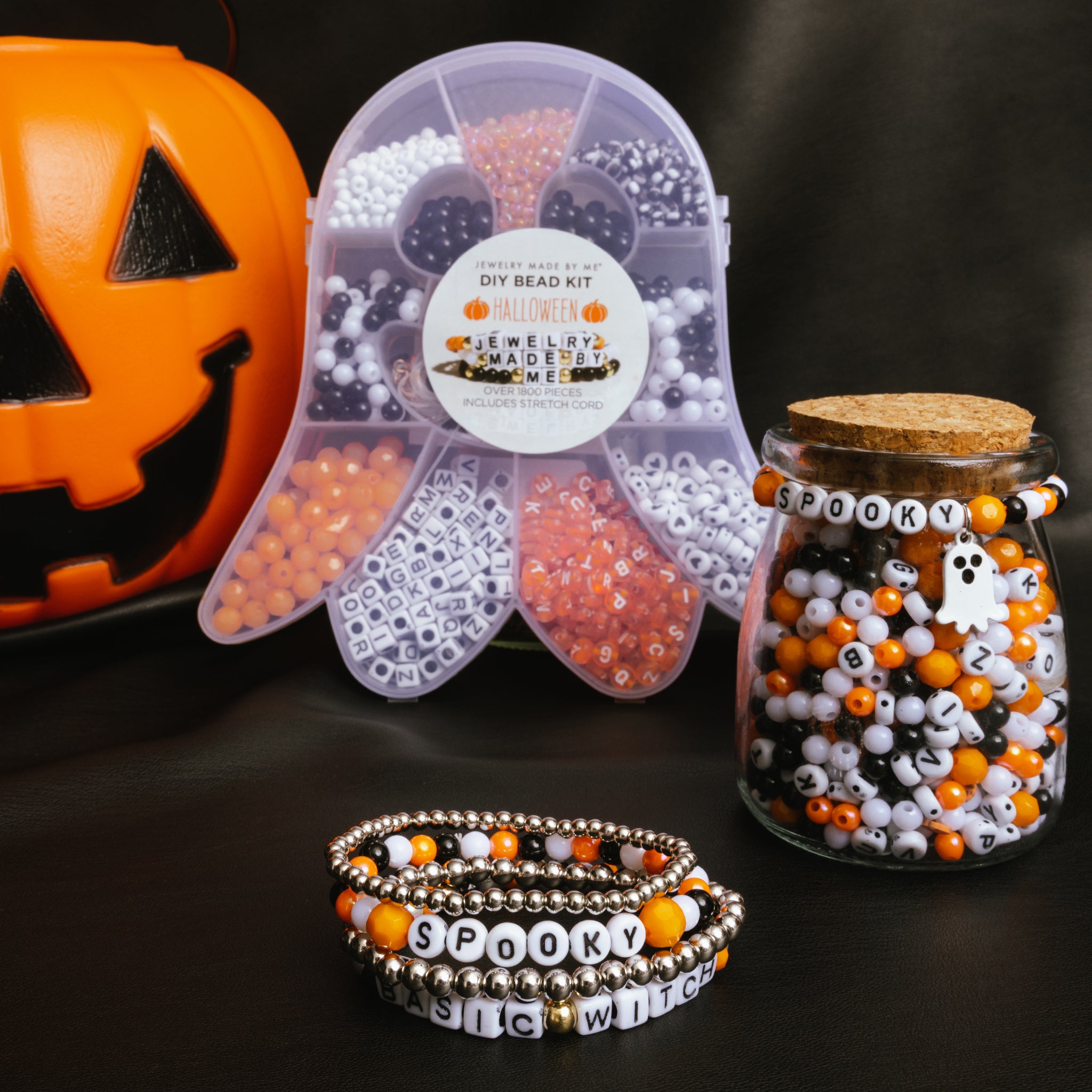 Spooky Halloween DIY Bead Jar Create Your Own Jewelry