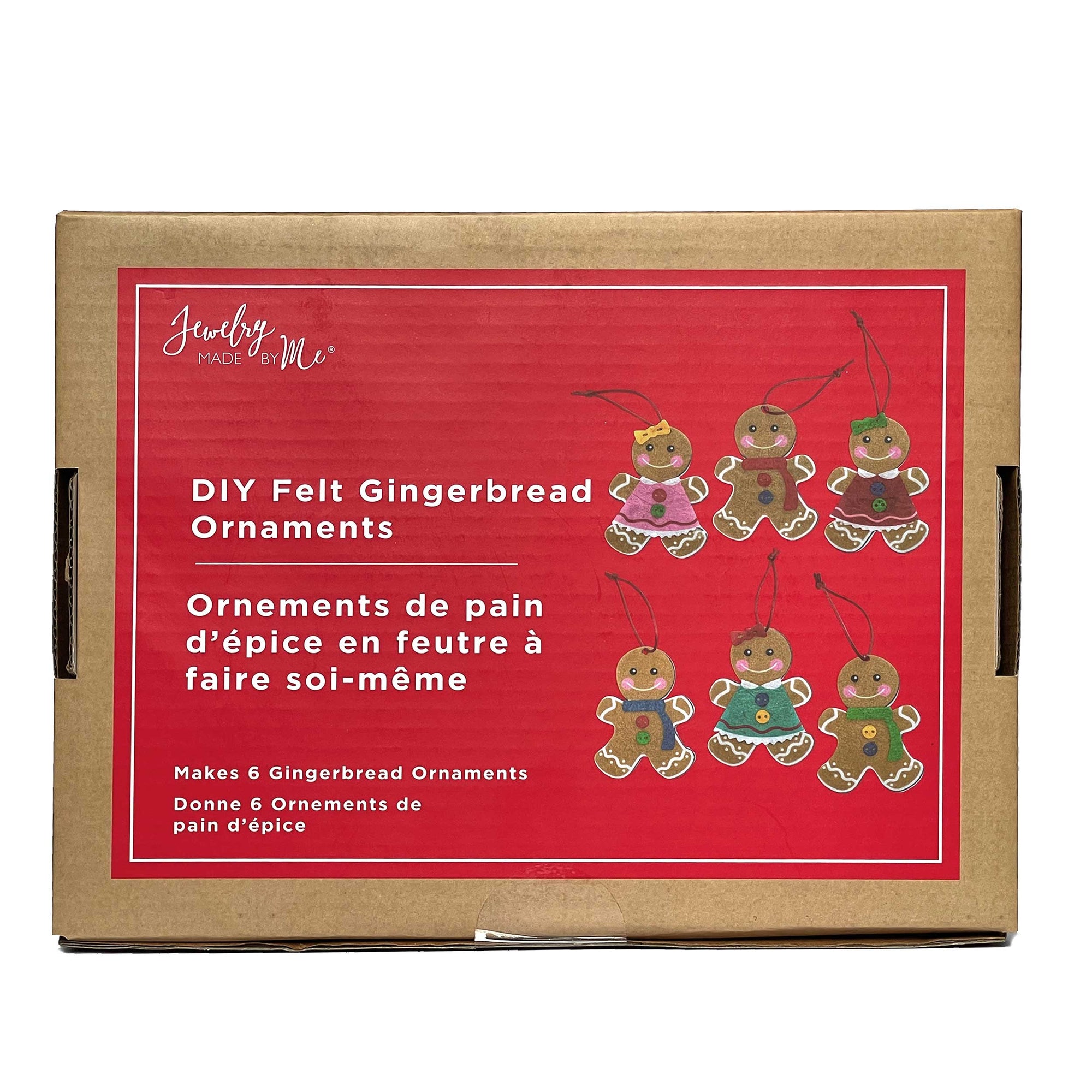 DIY Felt Gingerbread Ornament Kit