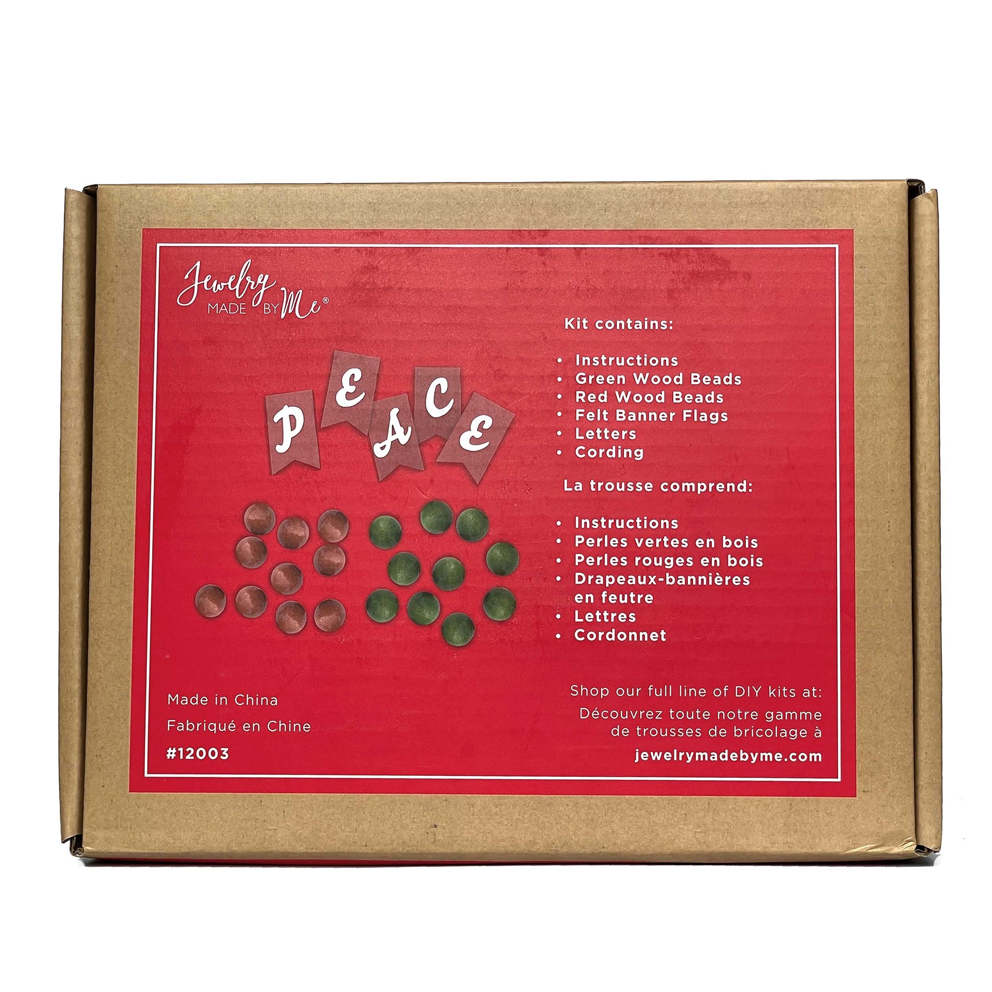 Holiday PEACE Garland DIY Kit
