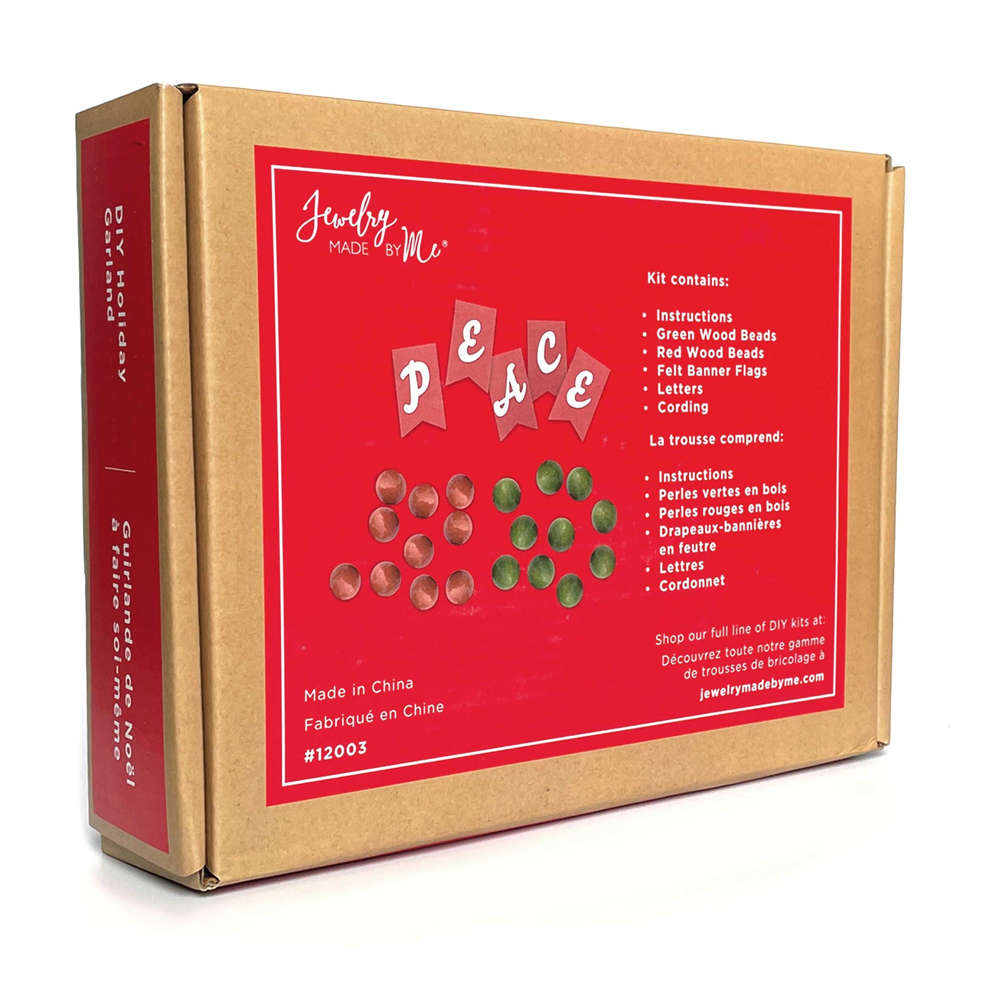Holiday PEACE Garland DIY Kit
