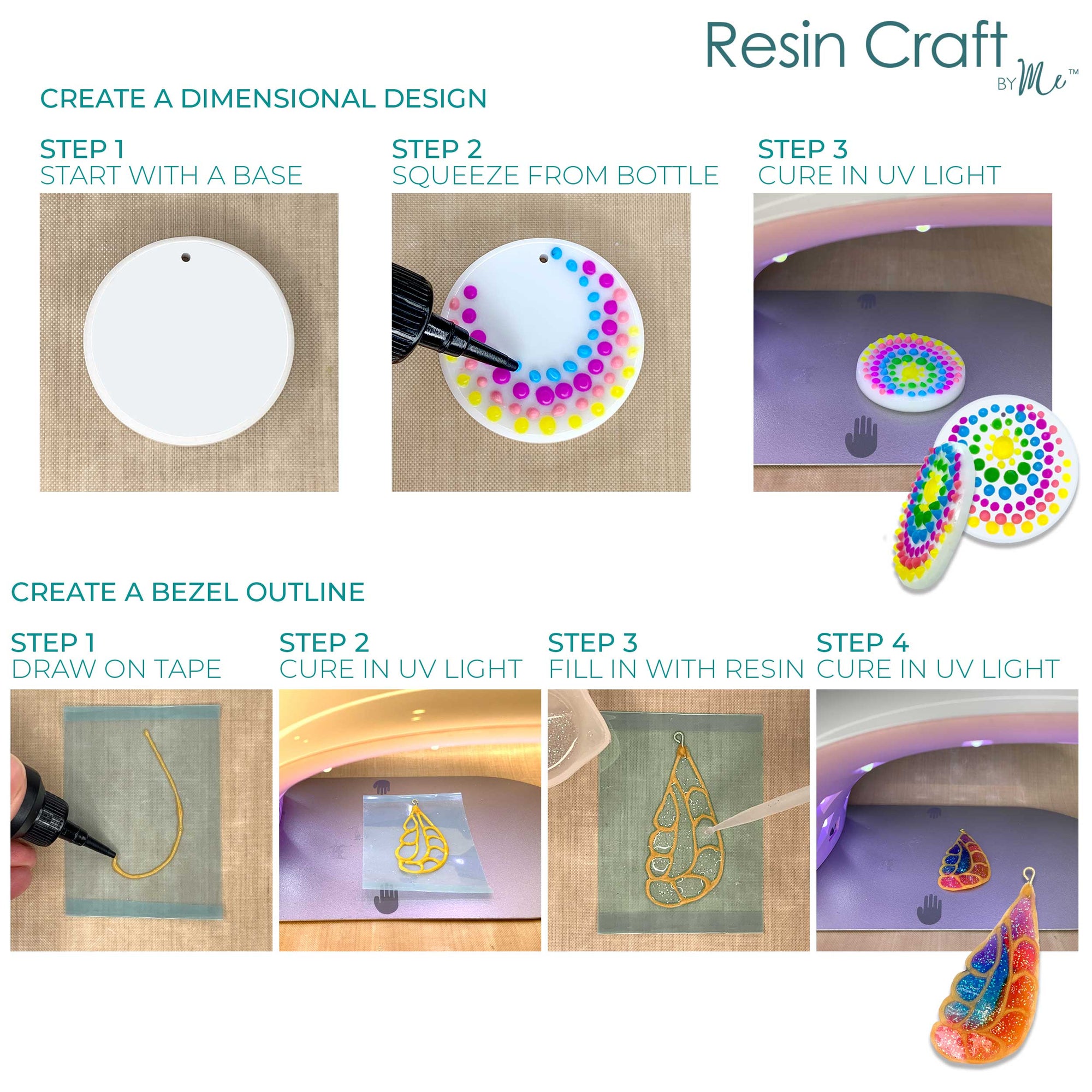 Bloom Assortment UV Resin Icing 10ml 4pc