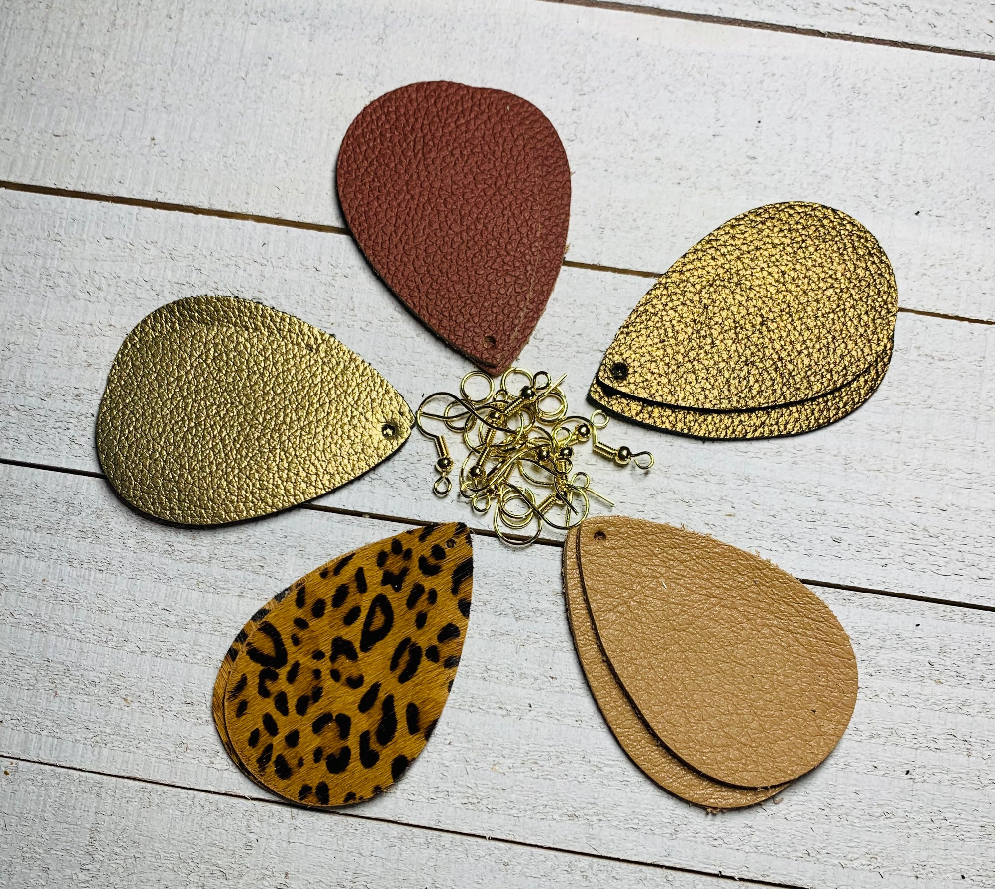 Leather Earring DIY Kit