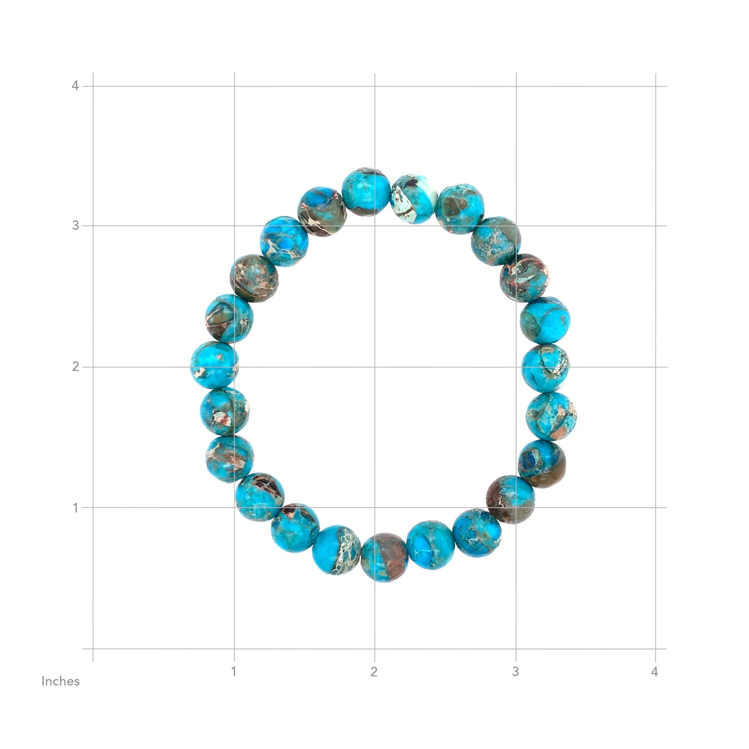 Aqua Stone Stretch Bracelet