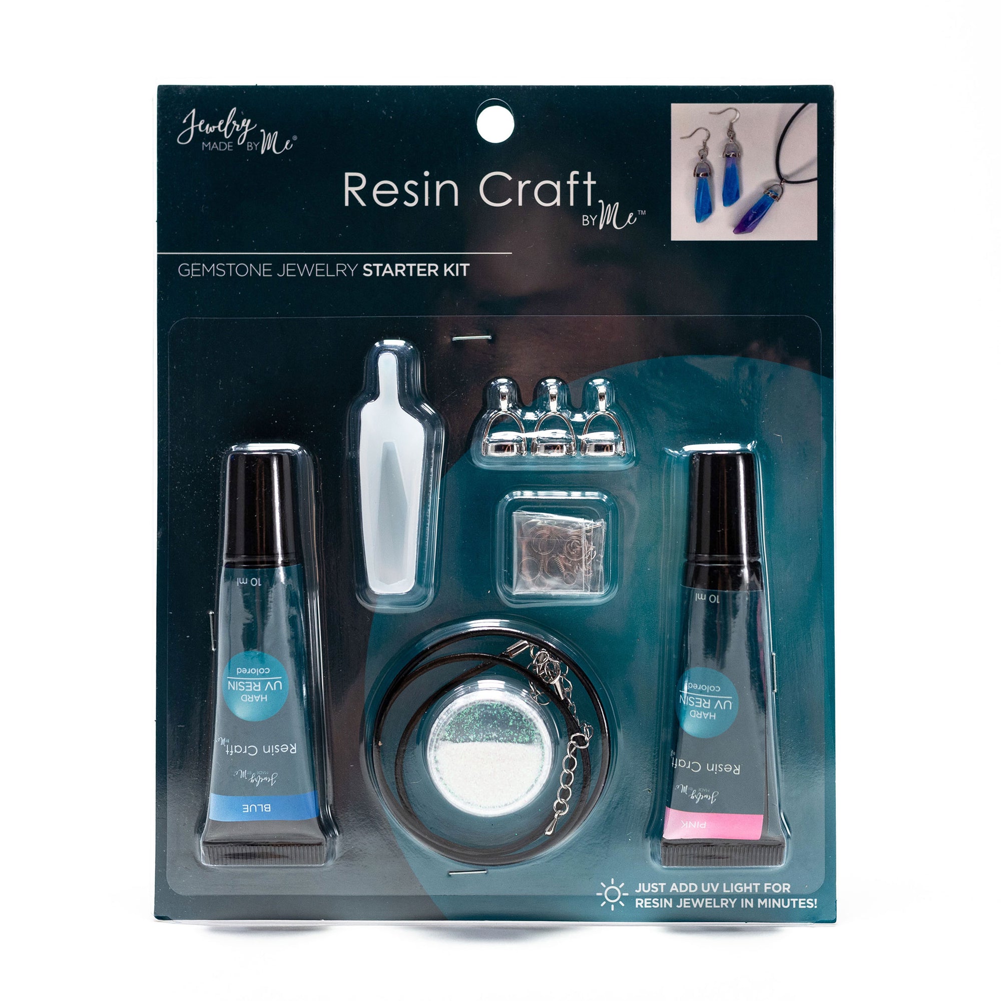 UV Resin Gemstone Jewelry Starter Kit