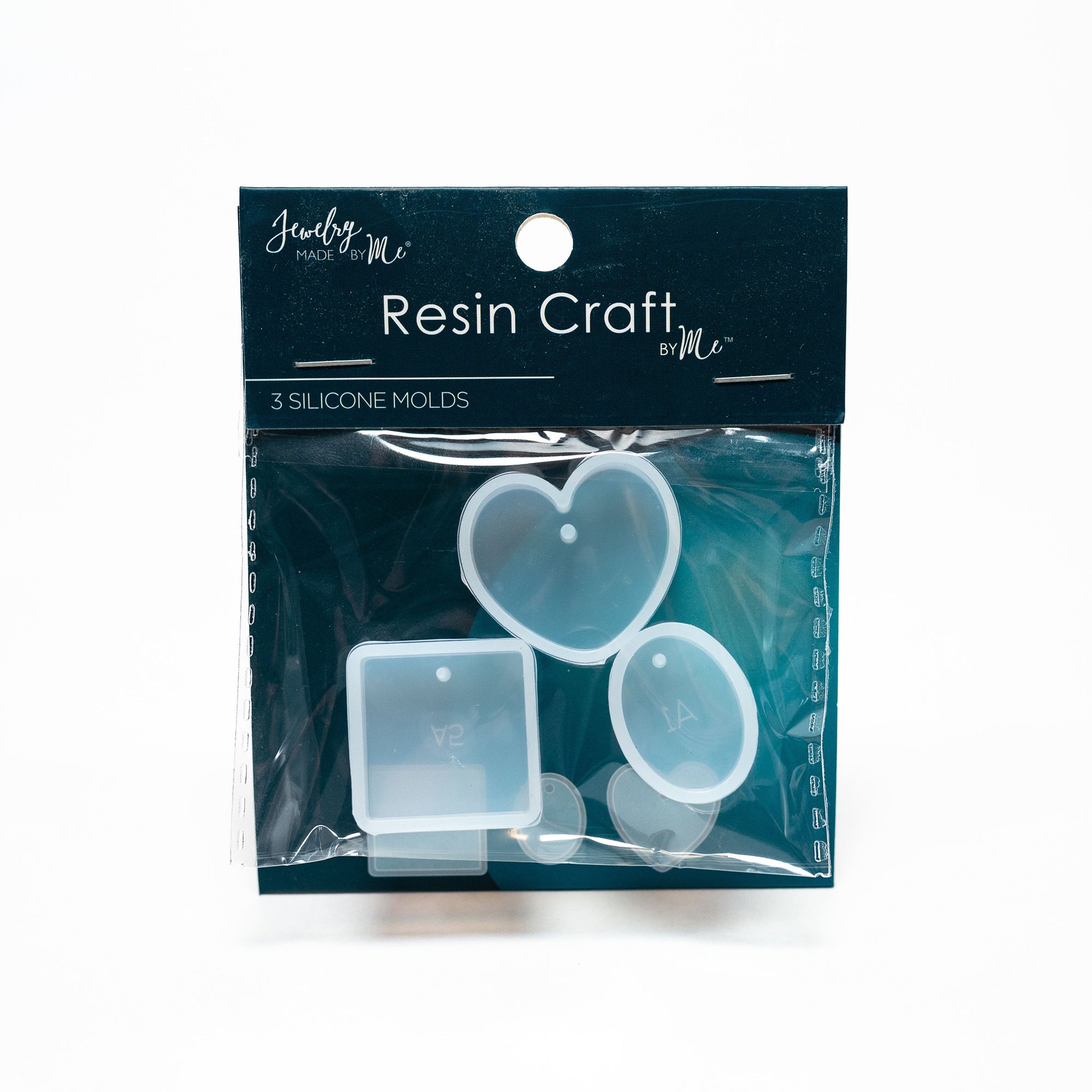 Square Oval Heart Silicone Molds 3pc