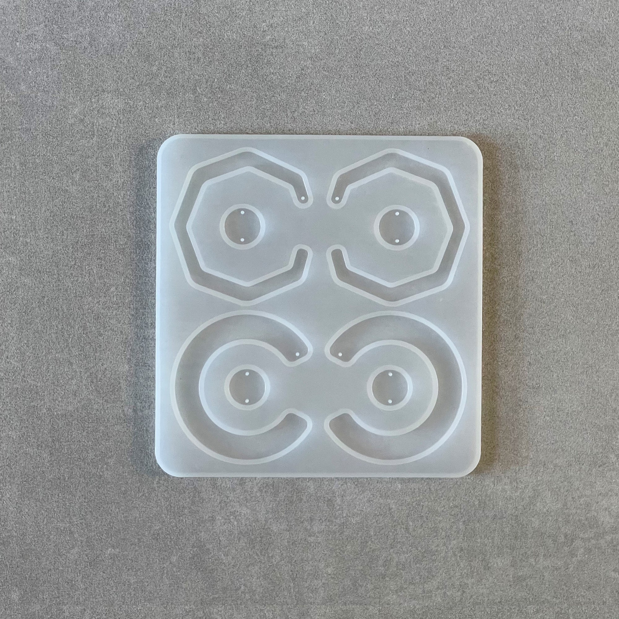 Big Hoop Earrings Silicone Mold