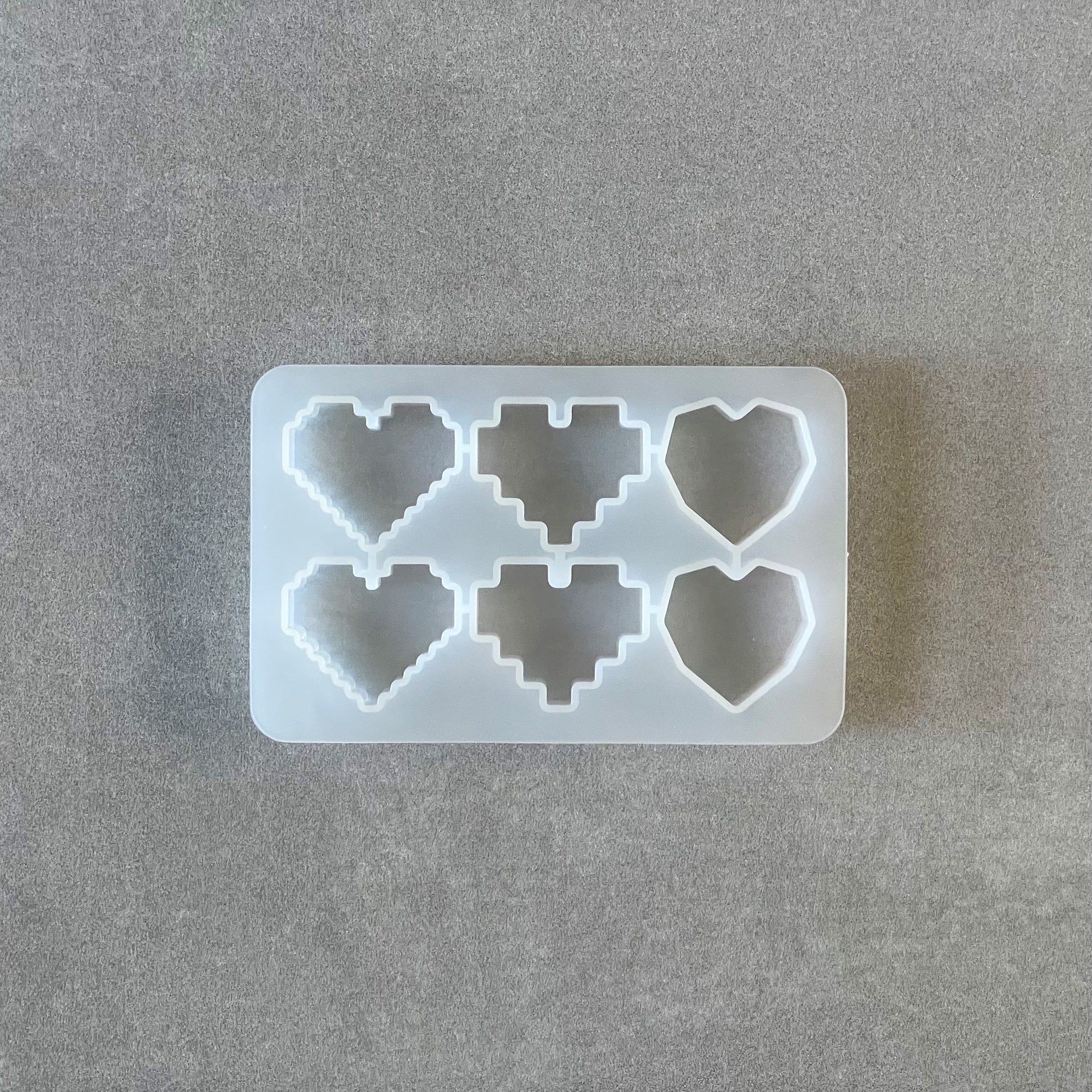 Pixel Heart Silicone Mold