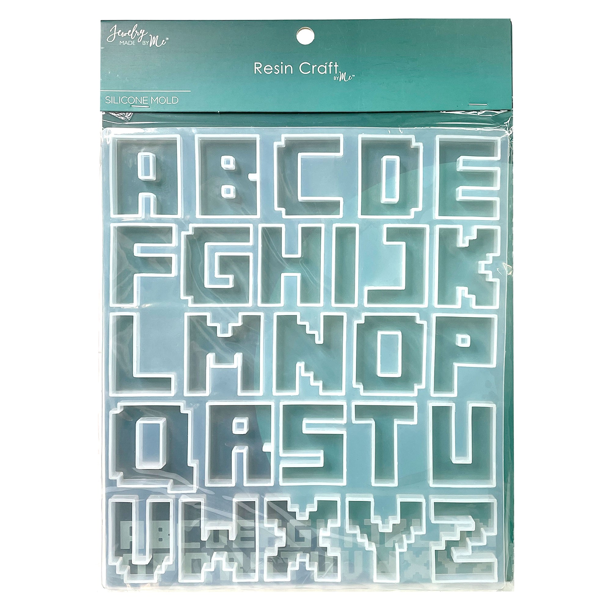 Pixel Alphabet Silicone Mold