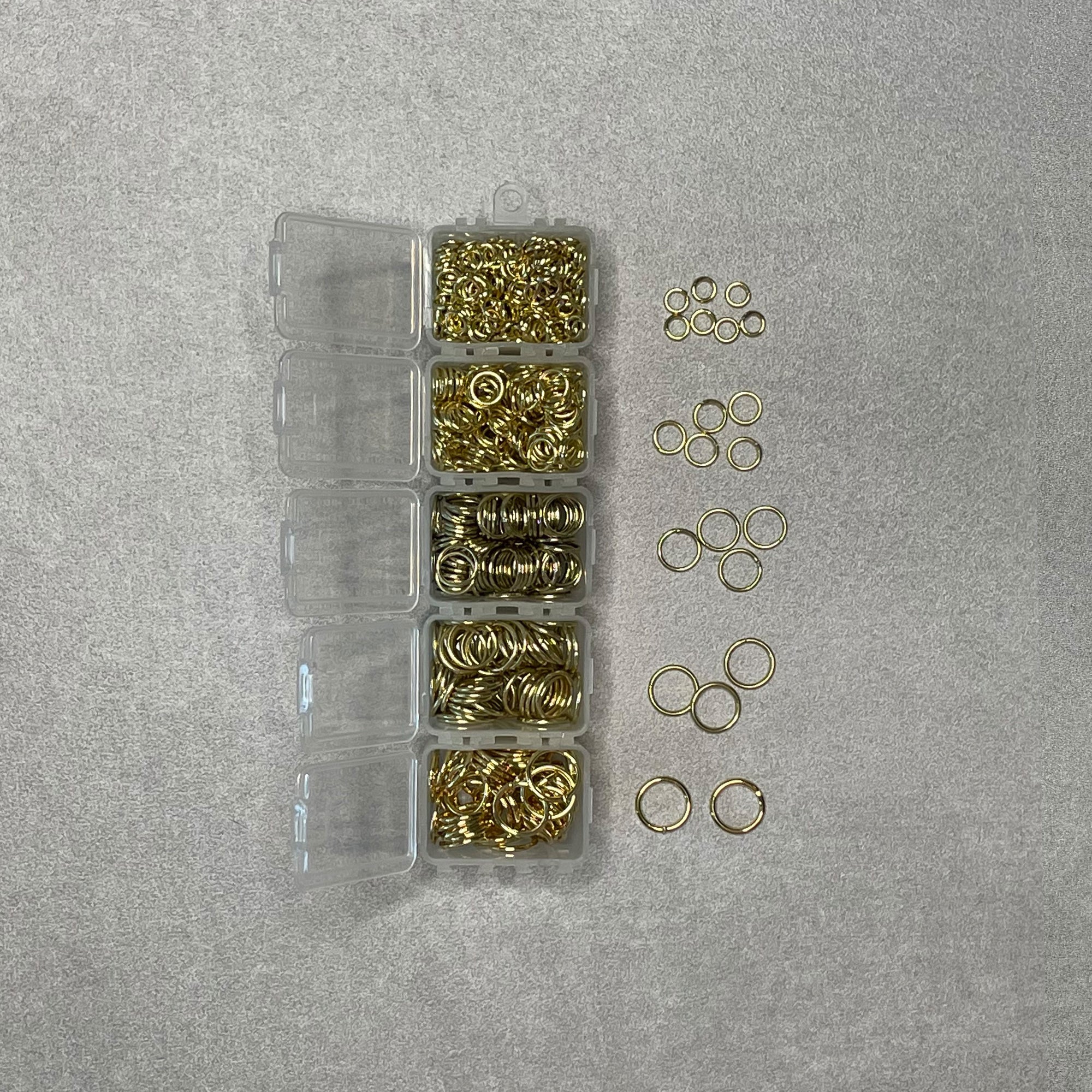 Gold Essential Jump Rings, 700pcs