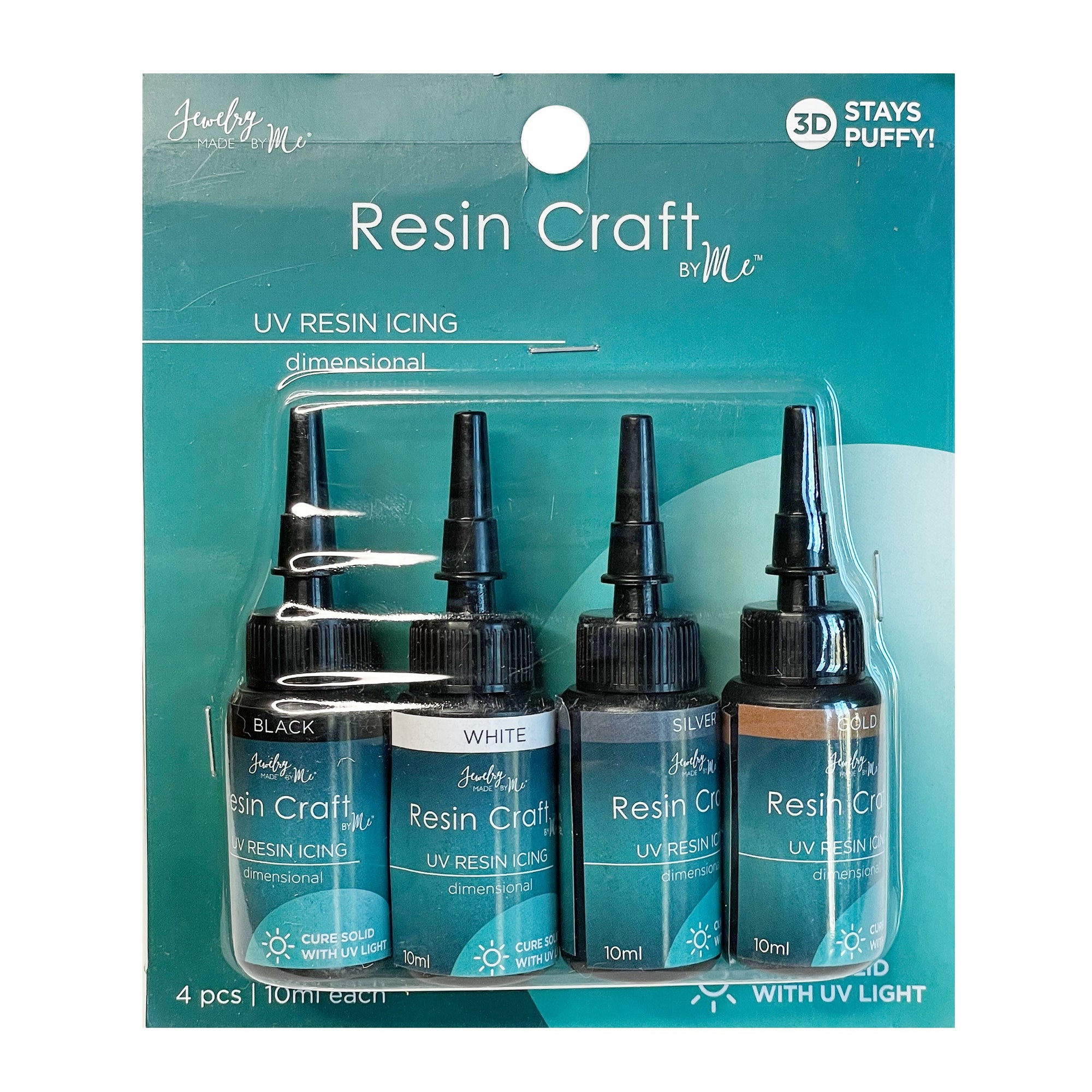 Neutral Assortment UV Resin Icing 10ml 4pc
