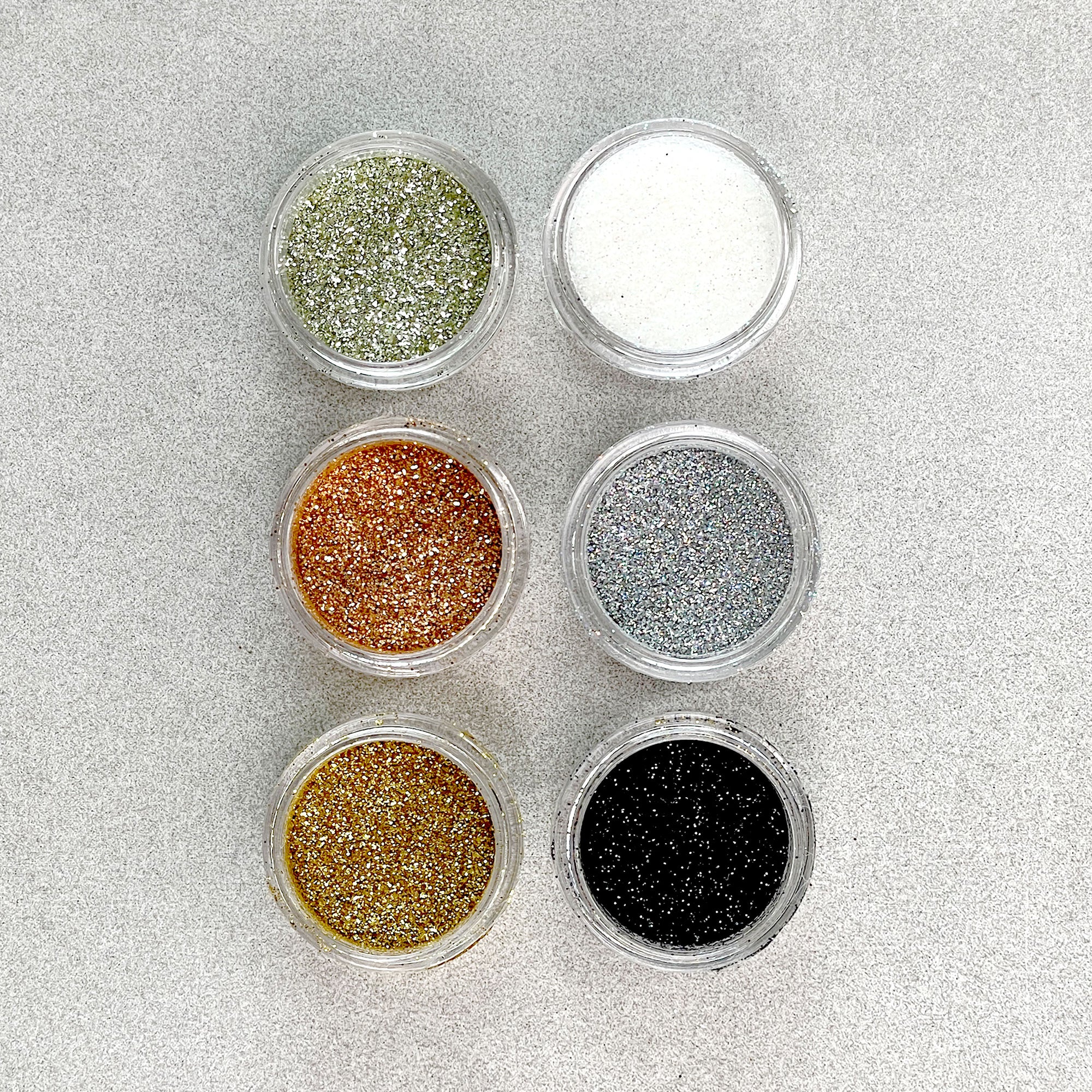 Neutral Assortment Fine Glitter Inclusions
