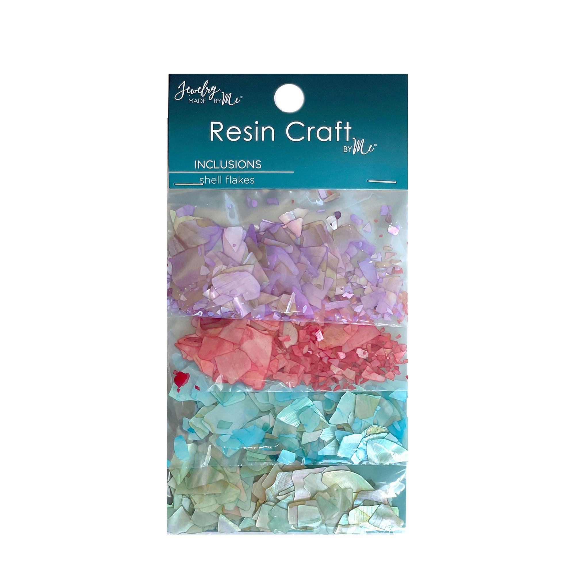 Colored Shell Flake Inclusions