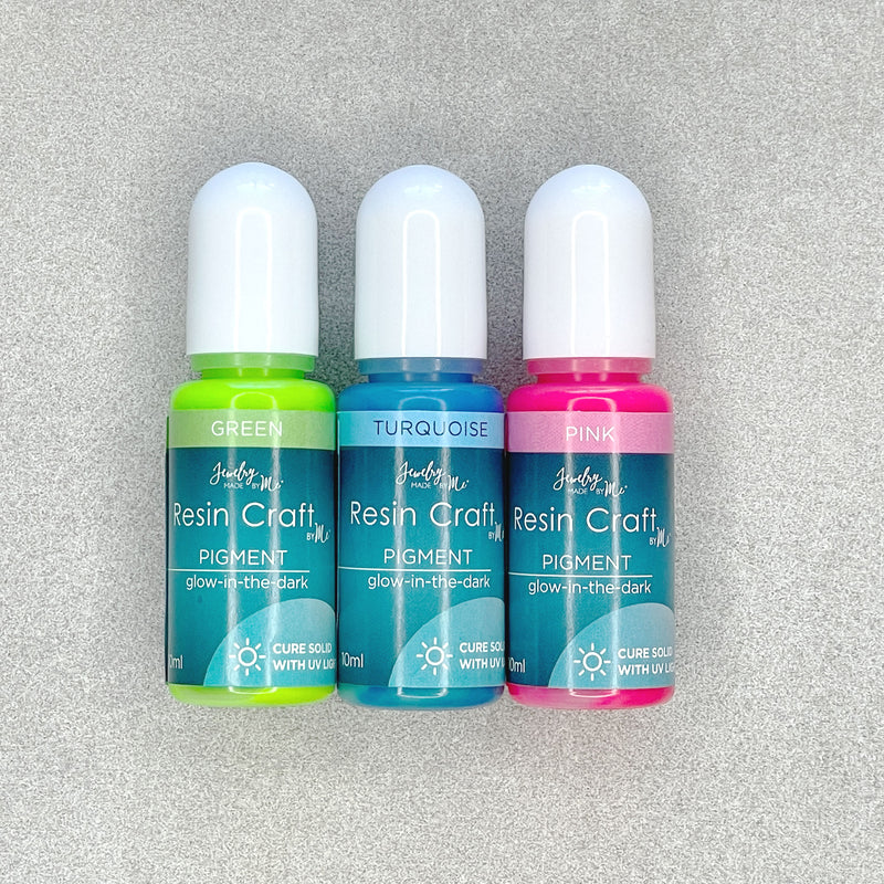 Glow-in-the-Dark Liquid Pigments 3pc 10ml – Jewelry Made by Me