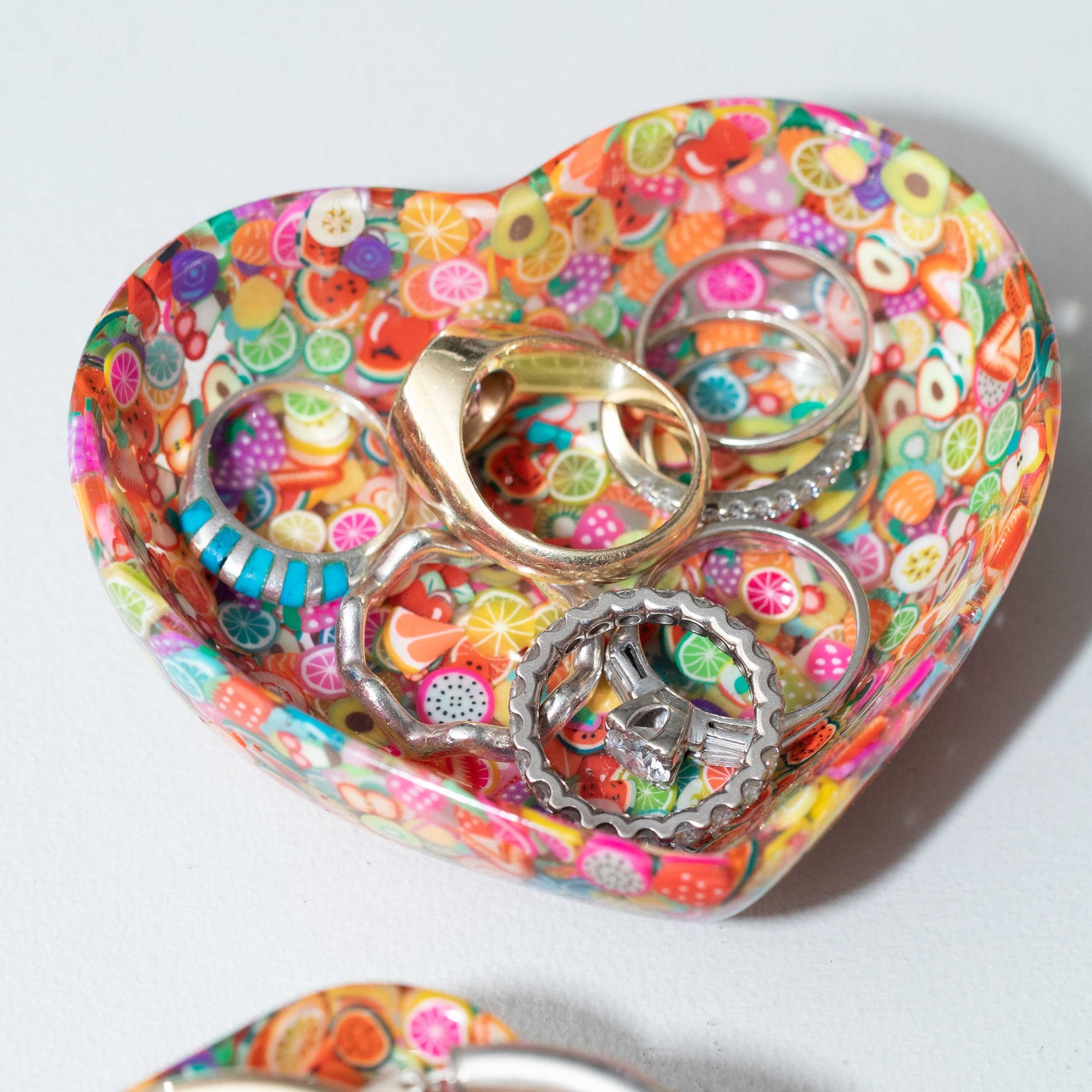 Fruit, Flowers, and Sprinkels Polymer Clay Resin Craft Inclusions