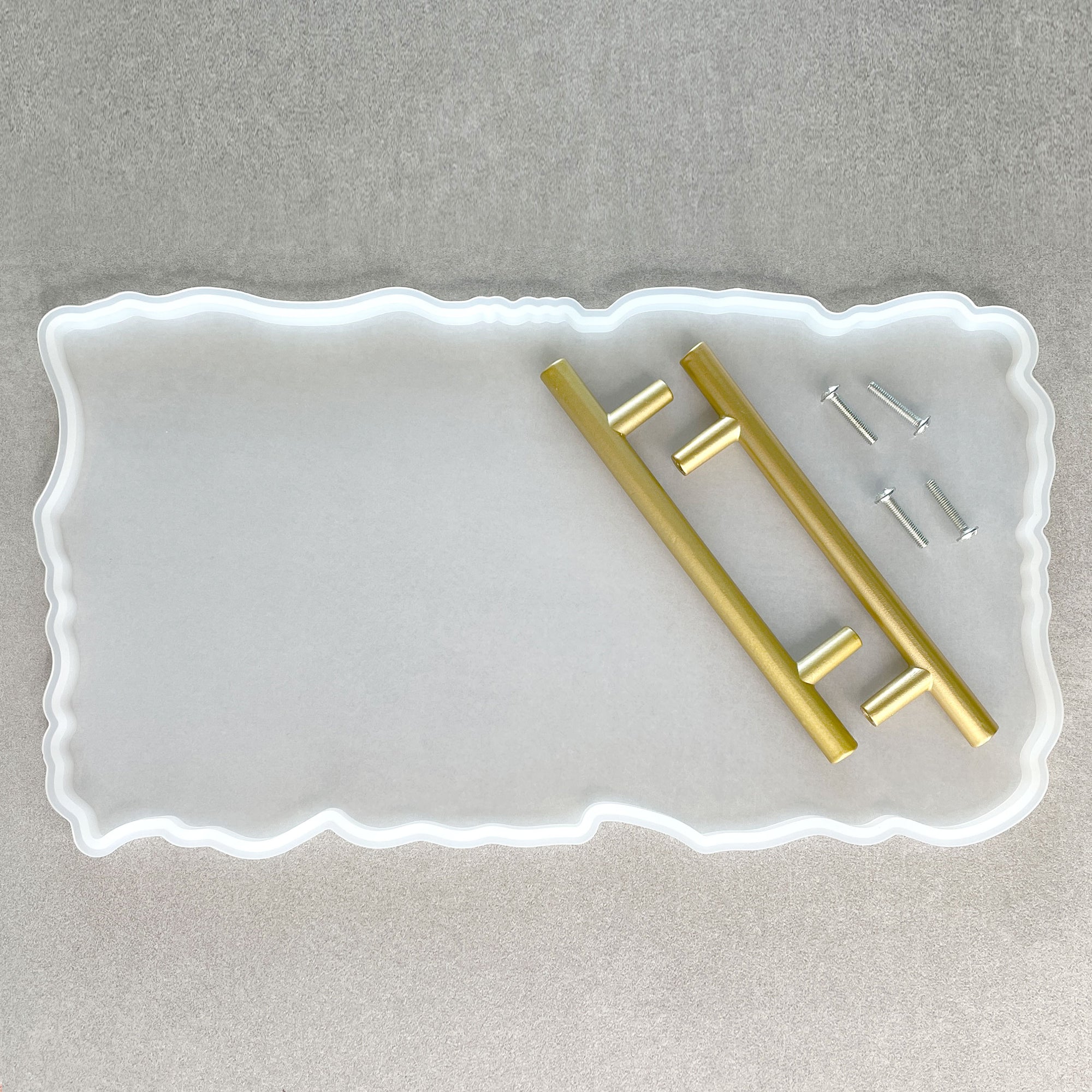 Geode Tray Set Silicone Mold with Handles